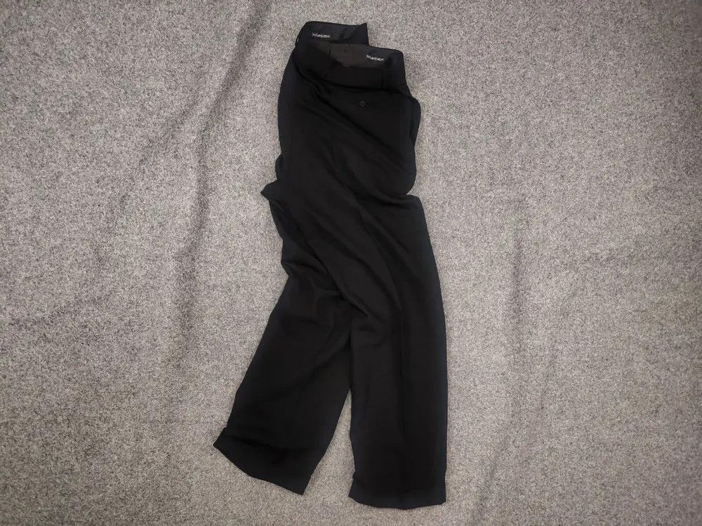 Yves Saint Laurent Yves Saint Laurent Vintage Classic men's wool trousers Pants Size US 34 / EU 50 - 1 Thumbnail