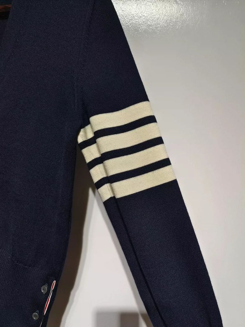 Thom Browne Thom Browne size1 Dot people four stripe wool knit open shi Size US S / EU 44-46 / 1 - 5 Thumbnail