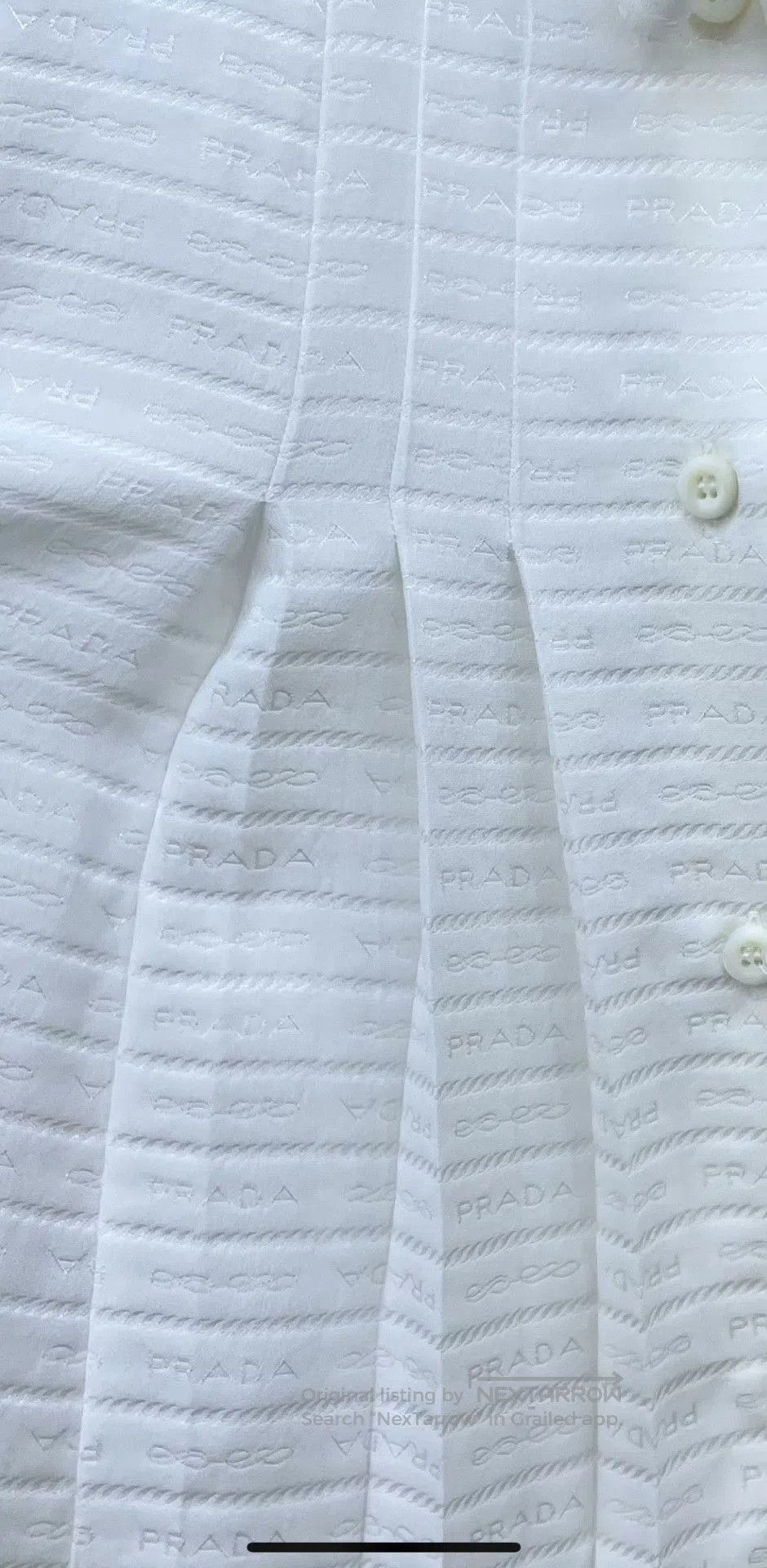 Prada PRADA White Silk Halter Backless Top. Size S / US 4 / IT 40 - 3 Thumbnail