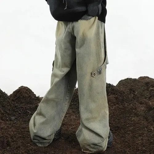 Jean Ayukawa x Naomi Opium Baggy Denim Jeans y2k Size US 30 / EU 46 - 6 Thumbnail