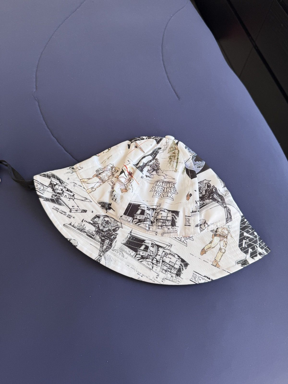 Kith Kith x Star Wars Toil White Bucket Hat New w Tags Size ONE SIZE - 3 Thumbnail