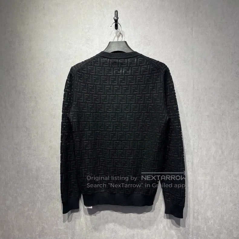 Fendi Fendi Double F Logo Printed Knit Sweater Size US M / EU 48-50 / 2 - 2 Thumbnail