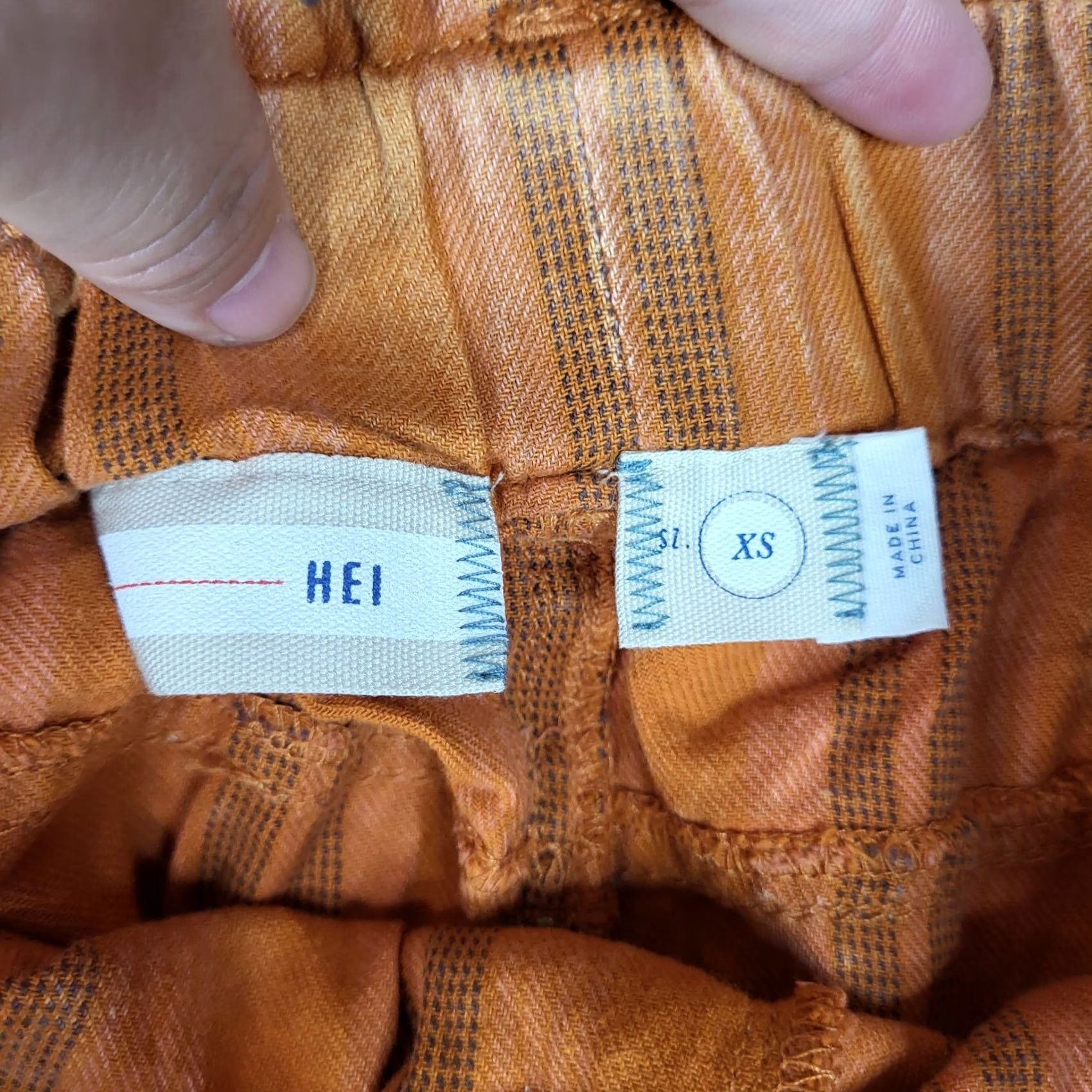 Anthropologie Anthropologie Hei Hei Women's Tahiti orange Stripes Belt Shorts Size XS Size 26" / US 2 / IT 38 - 5 Thumbnail