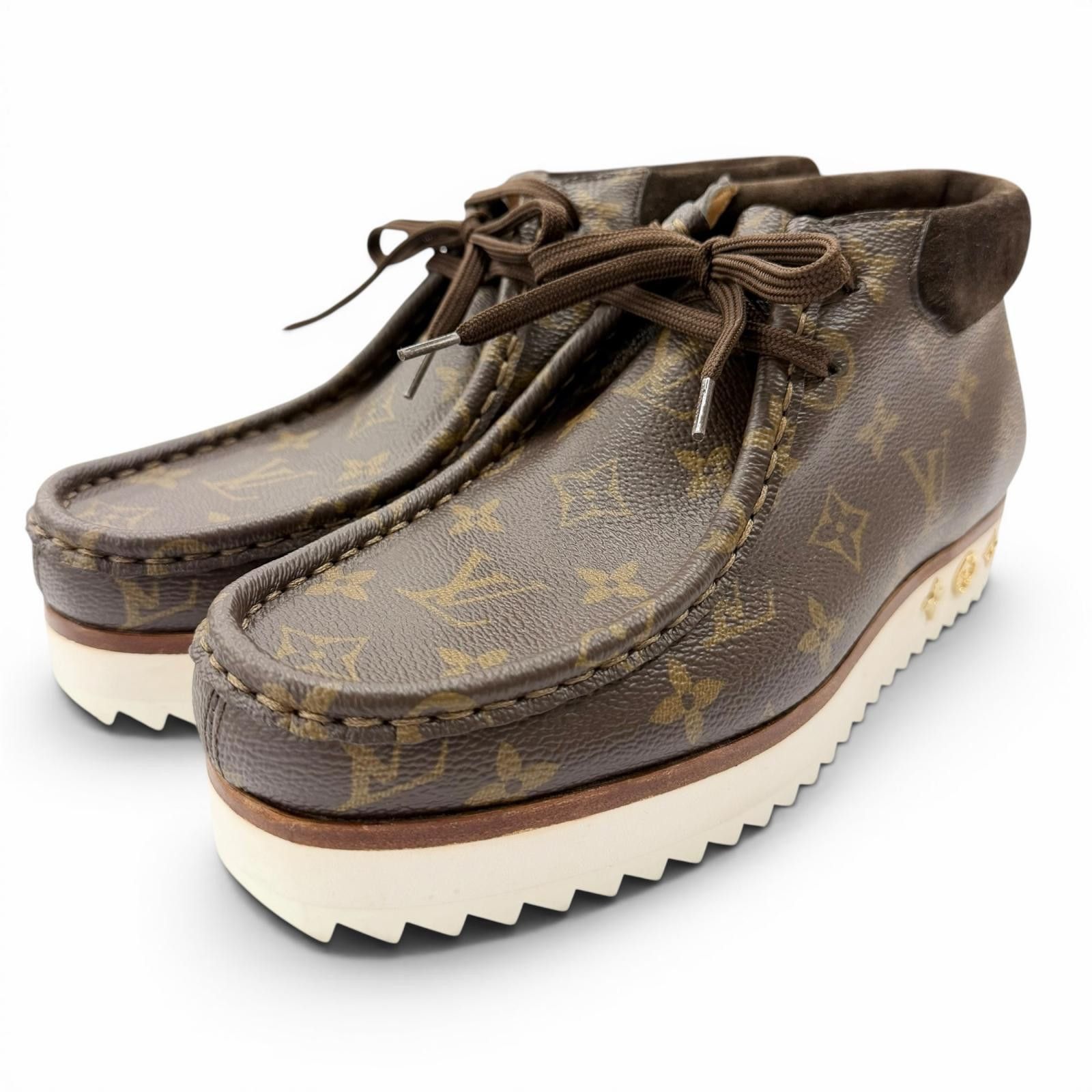 Louis Vuitton Louis Vuitton Louis Vuitton Monogram Ankle Boots Textile Shoes DUTY FREE for USA Size ONE SIZE - 1 Thumbnail