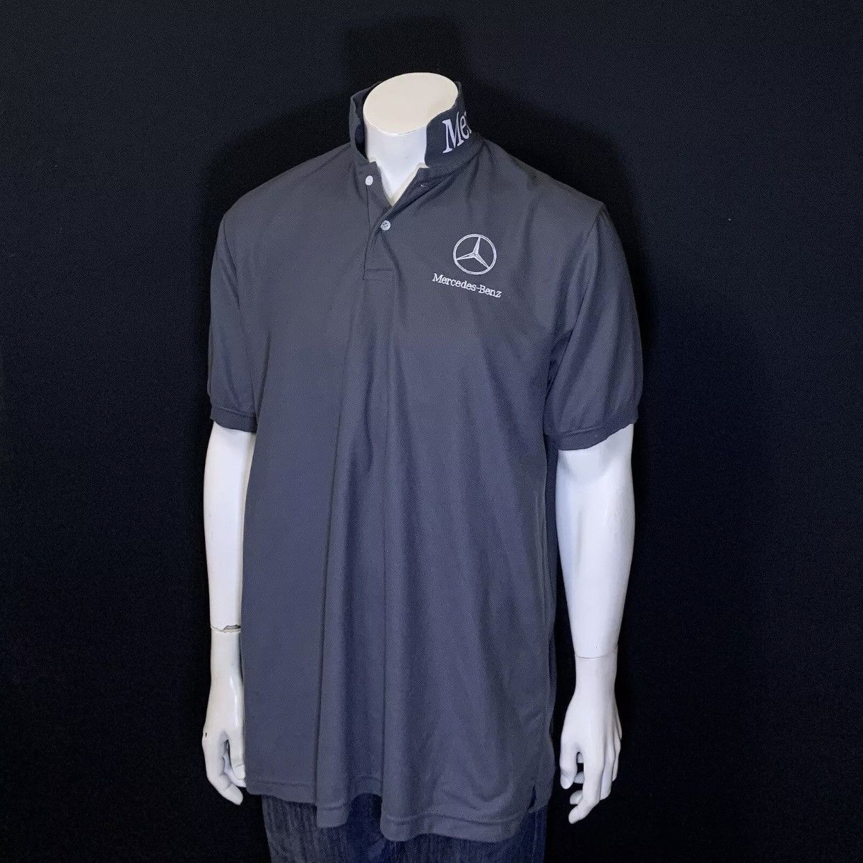 Mercedes-Benz × Vintage Vintage 90s Mercedes Benz Racing Big Logo Embroidery Polo Size US XXL / EU 58 / 5 - 2 Thumbnail