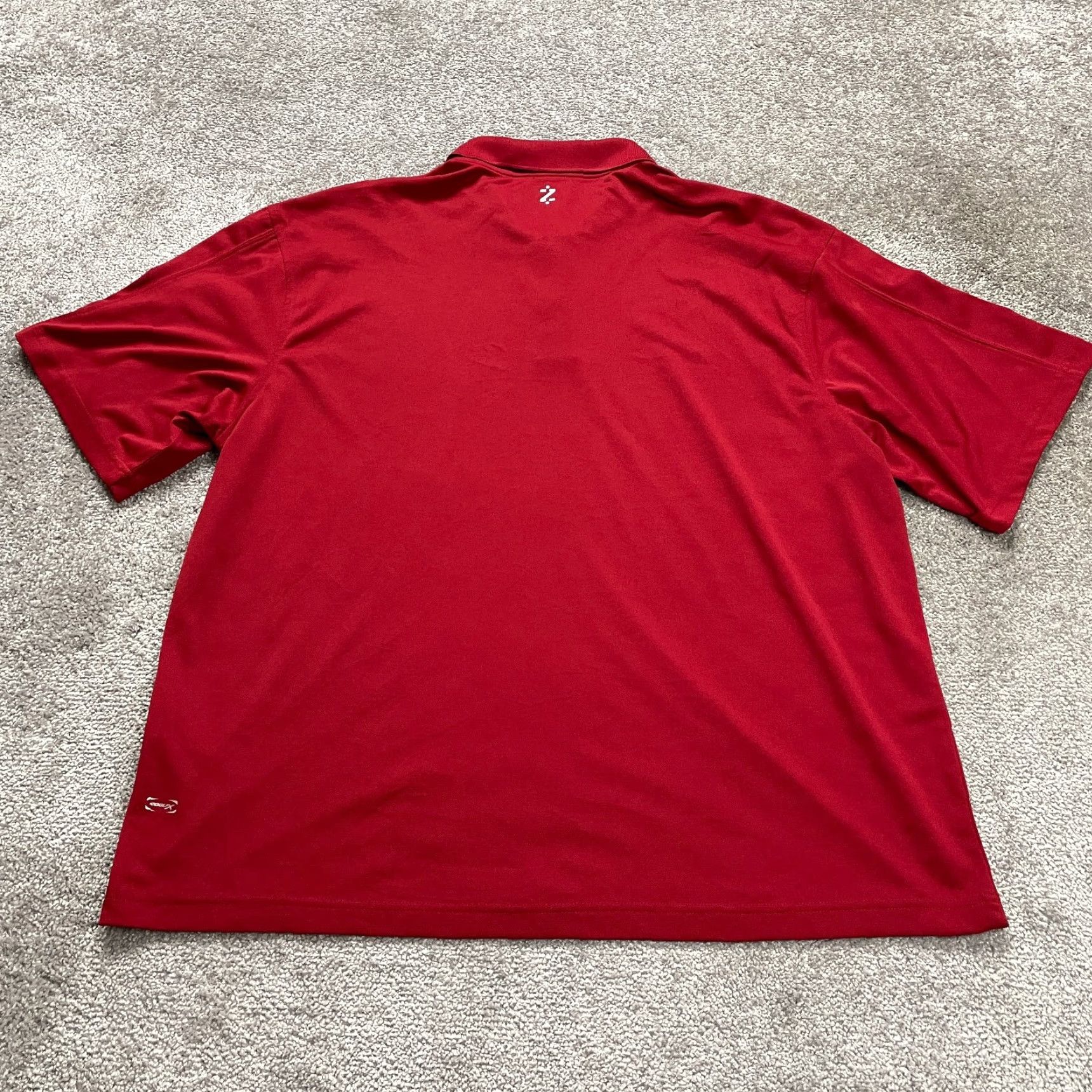 Izod IZOD Polo Shirt Mens XXL Red Polyester Collared Short Sleeve Active Size US XXL / EU 58 / 5 - 2 Thumbnail