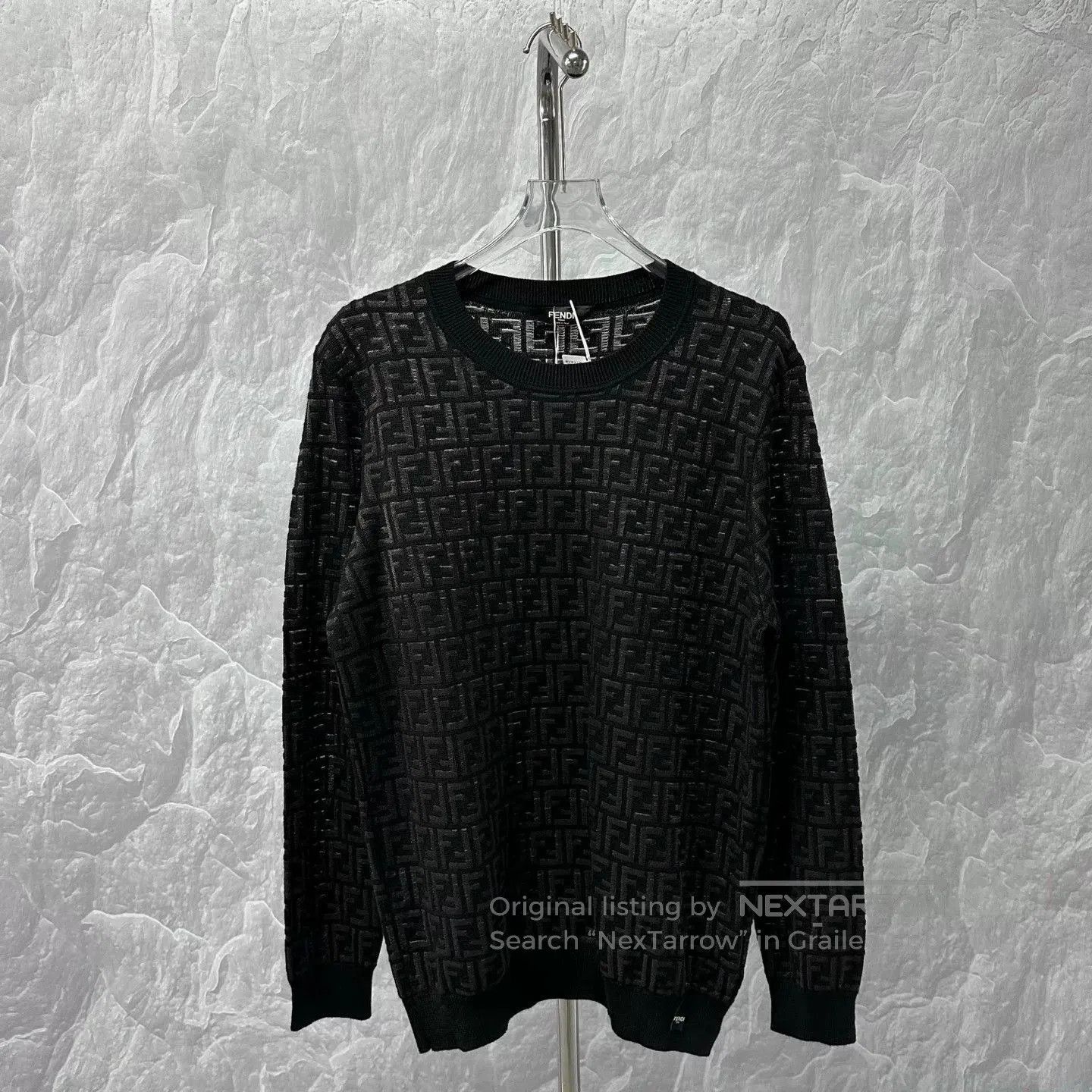 Fendi fendi double f knit long sleeve top. Size XL / US 12-14 / IT 48-50 - 1 Thumbnail
