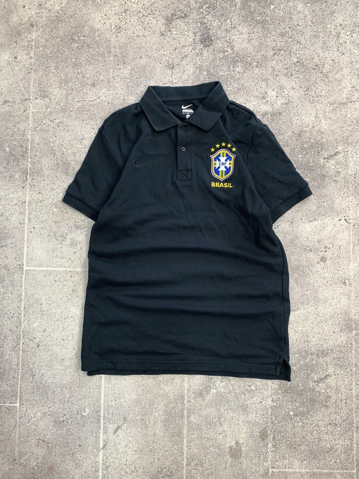 Nike × Vintage Vintage Y2K T-shirt Nike Brazil Jersey Blockcore style Size US M / EU 48-50 / 2 - 2 Thumbnail