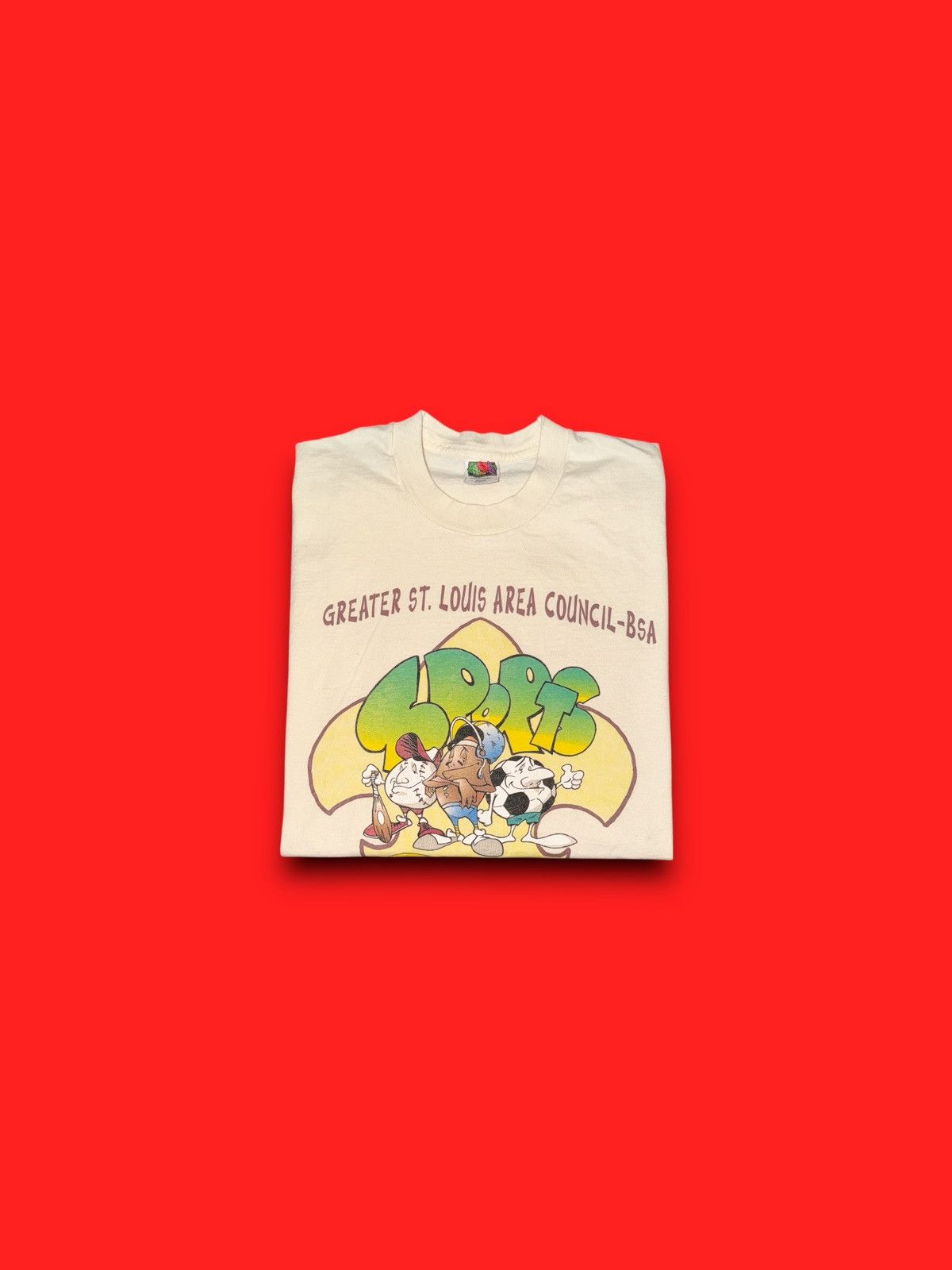 Fruit Of The Loom Vintage greater St. Louis area sports day single stitch tee Size US L / EU 52-54 / 3 - 1 Thumbnail