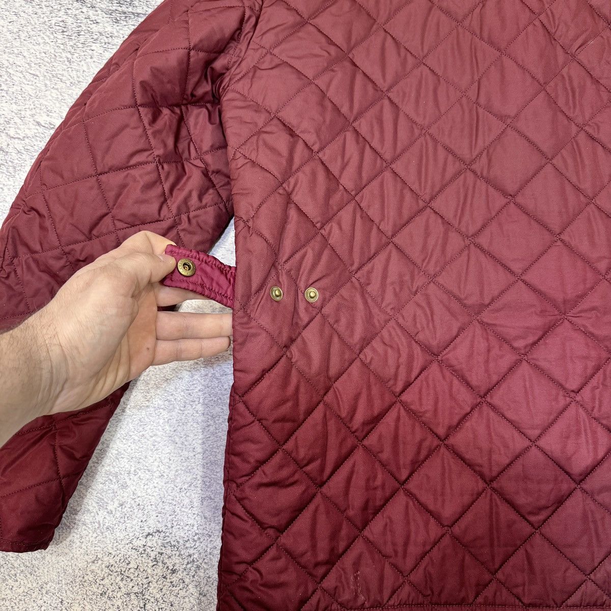 Barbour Barbour Chelsea Sportsquilt Burgundy M size Size US M / EU 48-50 / 2 - 8 Thumbnail