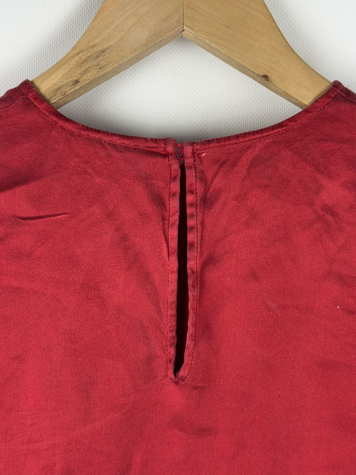 Vintage × Yves Saint Laurent Yves Saint Laurent Rive Gauche Vintage Silk Tunic Blouse Size XS / US 0-2 / IT 36-38 - 21 Thumbnail