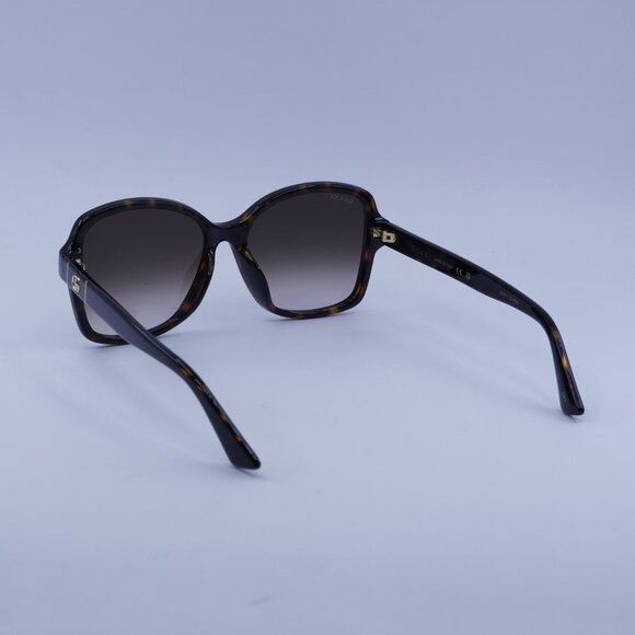 Gucci Gucci GG0765SA 003 Sunglasses Havana Butterfly Frame Size ONE SIZE - 9 Thumbnail