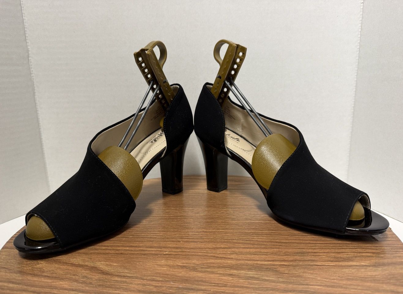 Other Life Stride Women Black Caren PeepToe Soft System Mod Sandal Size US 10 / IT 40 - 9 Thumbnail