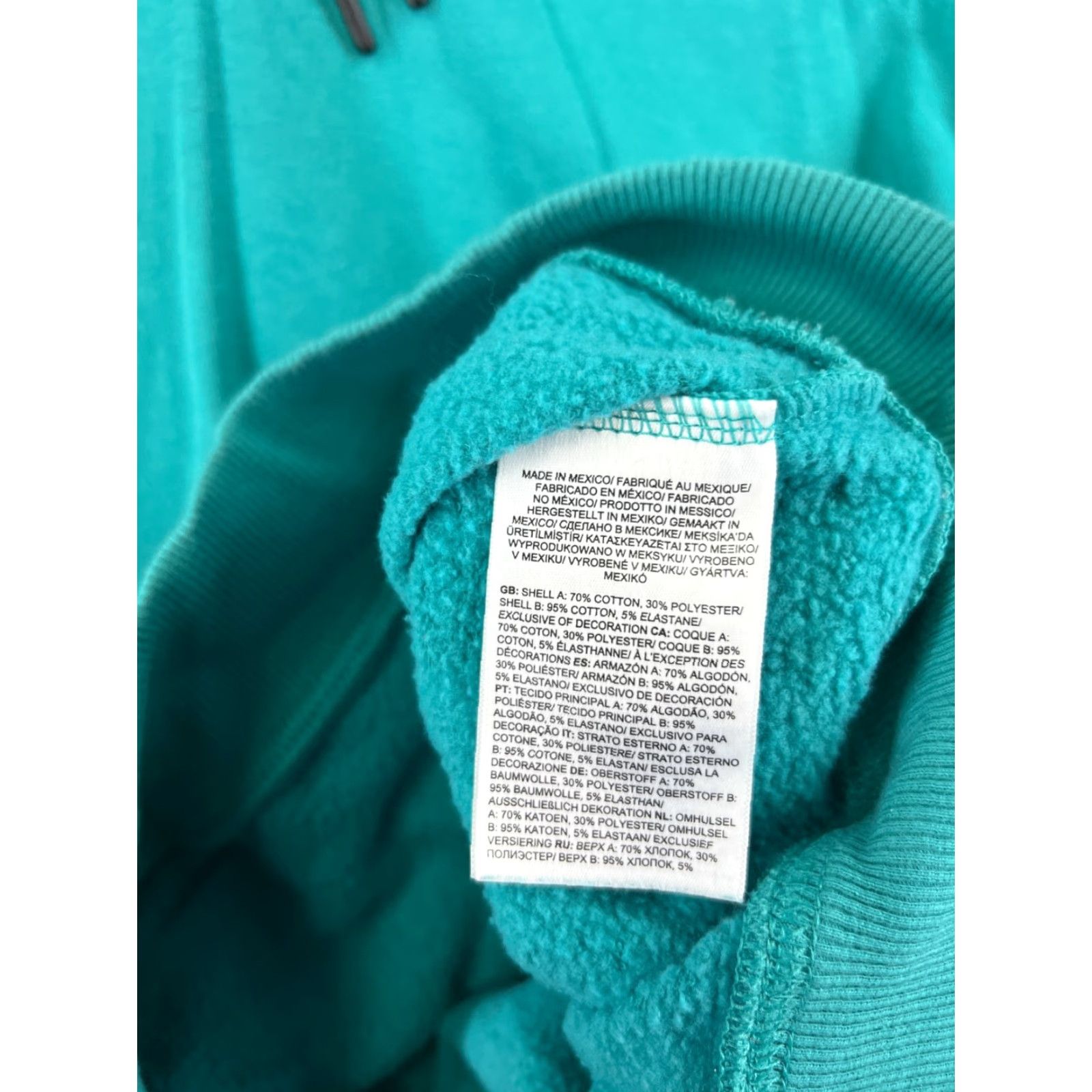 The North Face The North Face Womens Hoodie Pullover Cotton Jersey Teal Activewear Casual Fall Winter Small Women Size S / US 4 / IT 40 - 5 Thumbnail