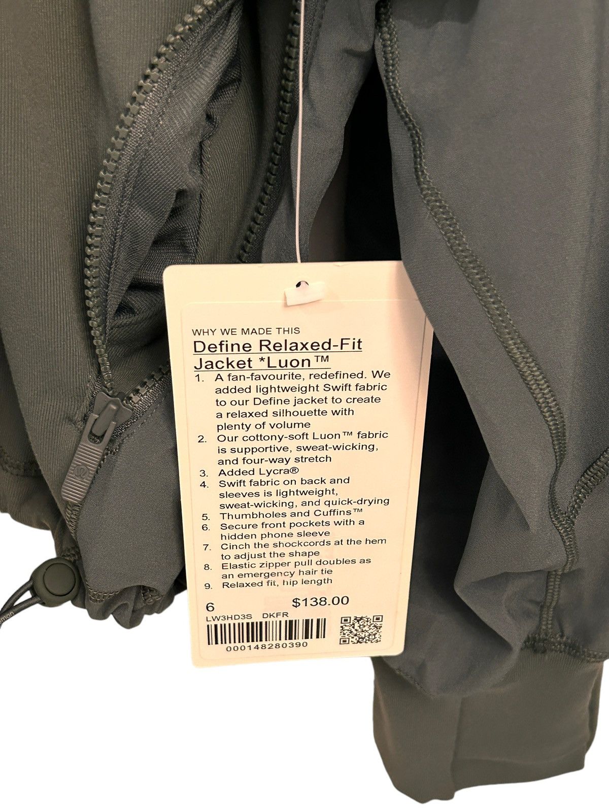 Lululemon Lululemon Define Relaxed-Fit Jacket 6 Dark Forest Size M / US 6-8 / IT 42-44 - 8 Thumbnail