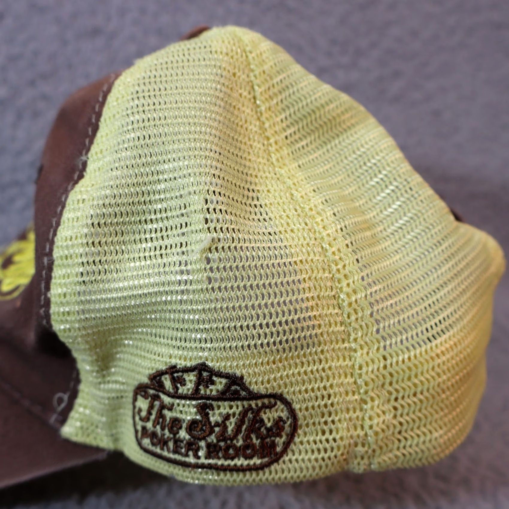 Vintage Brown Adjustable Strap Back Baseball Cap Horse Racing Poker Golf Y2K Hat Size ONE SIZE - 5 Thumbnail