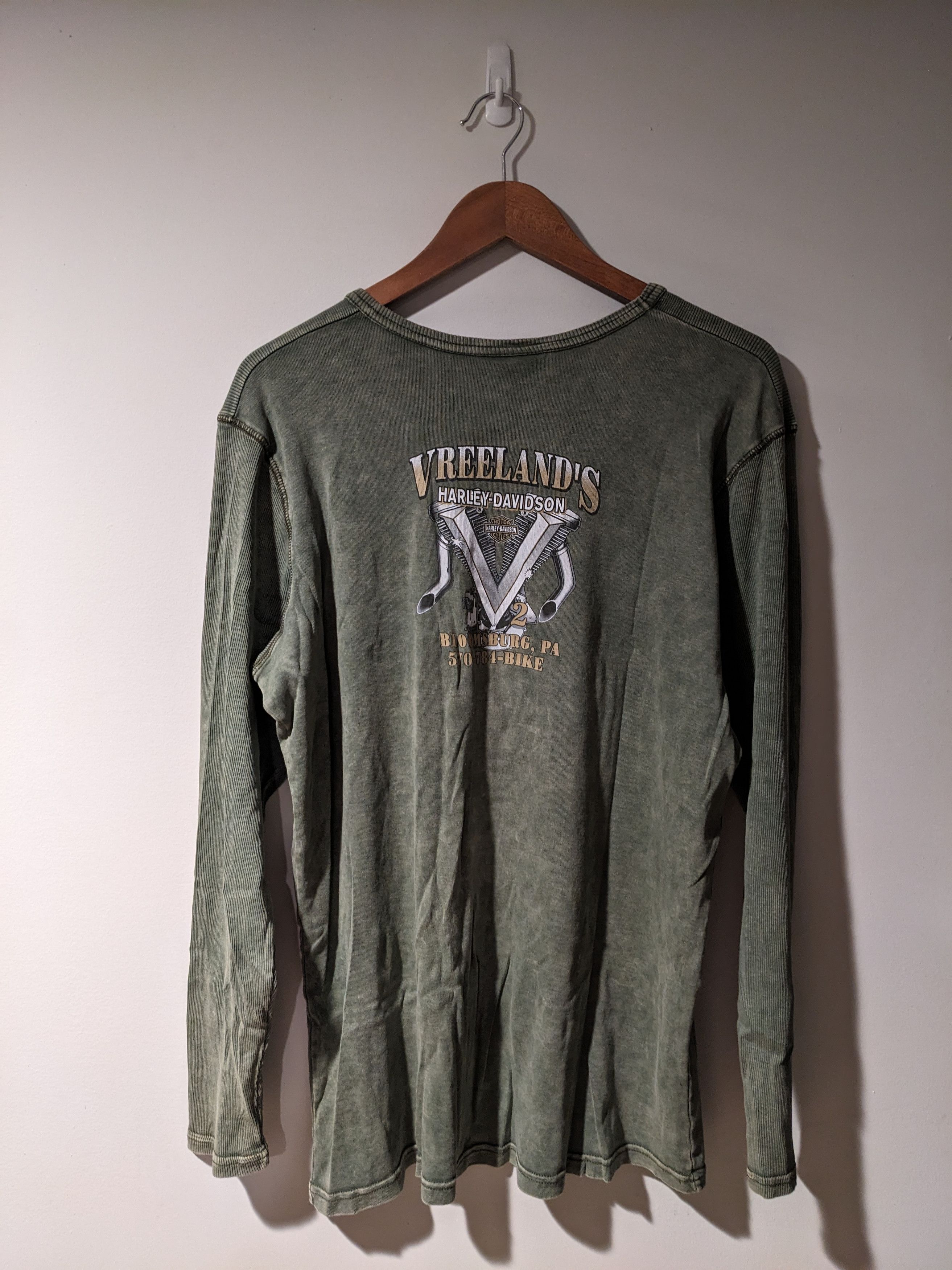 Harley Davidson × Vintage Vintage 2007 Harley-Davidson Skulls Long-Sleeve T-Shirt Size XXL / US 16-18 / IT 52-54 - 11 Thumbnail