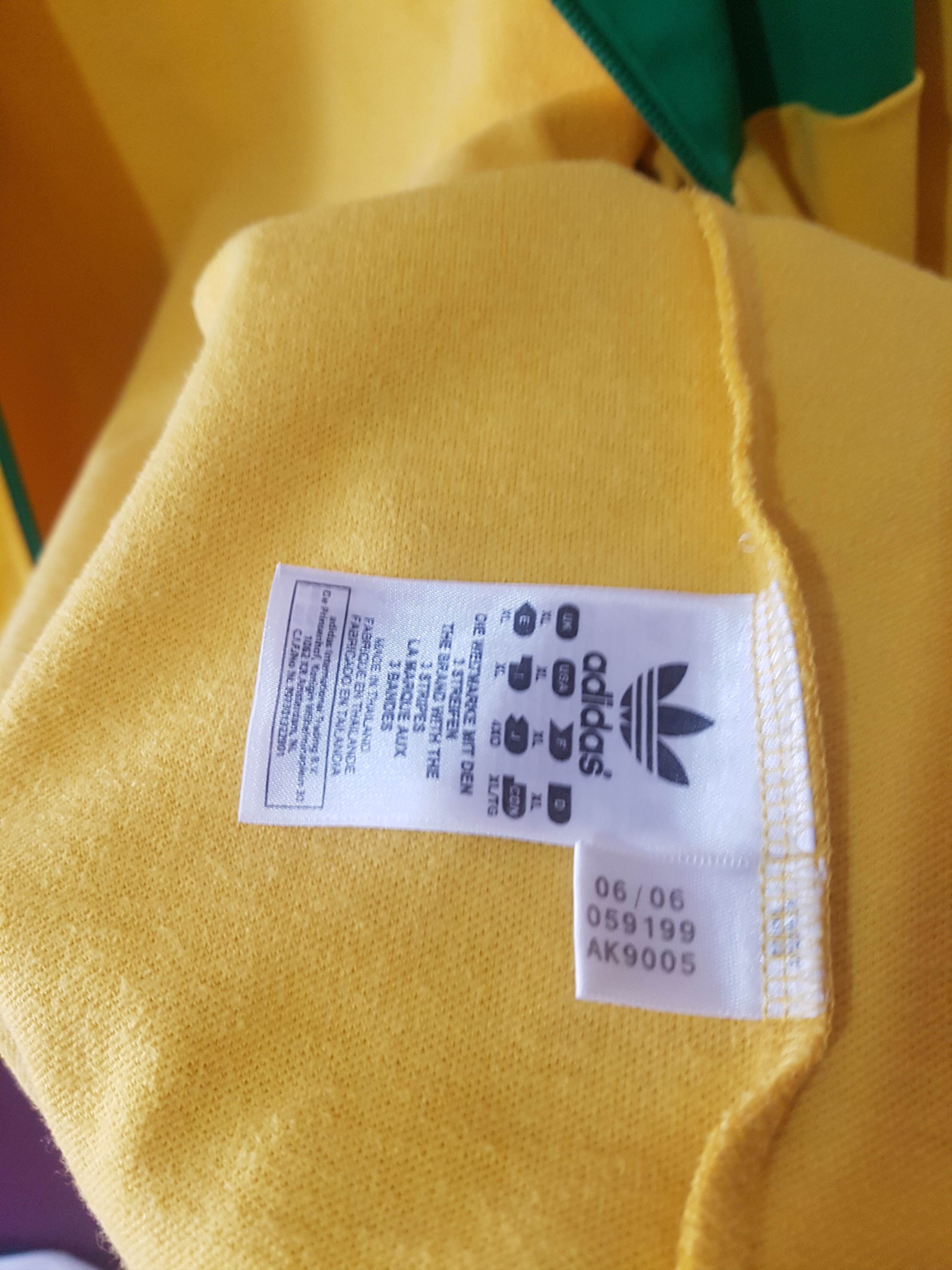 Adidas Adidas Brazil Rio de Janeiro Track Top Size US XL / EU 56 / 4 - 11 Thumbnail