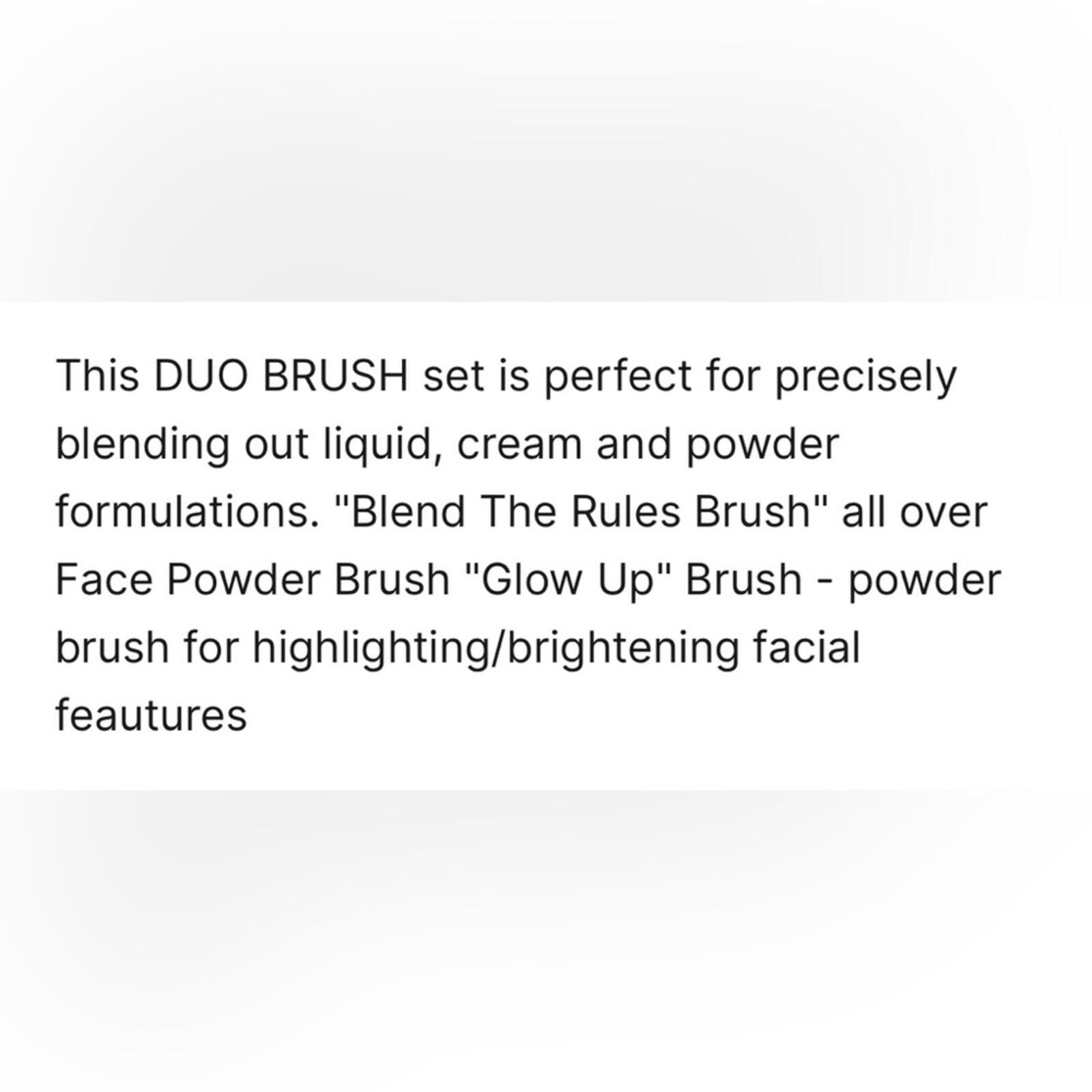 Other LUNA MAGIC / Face Brush Duo Set / Makeup Brushes Size ONE SIZE - 5 Thumbnail