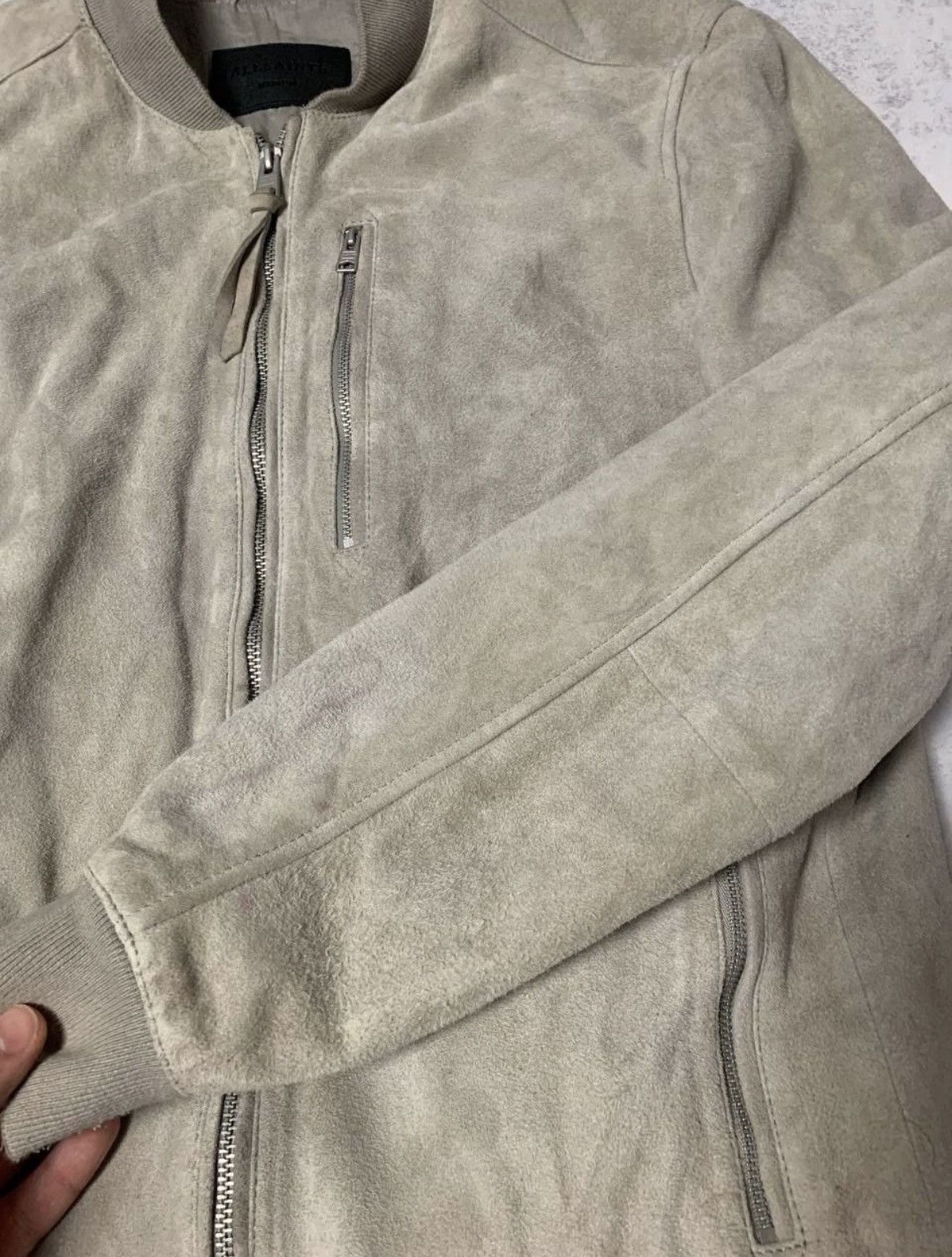 Allsaints Allsaints rare luxury lambskin suede jacket Size US M / EU 48-50 / 2 - 10 Thumbnail