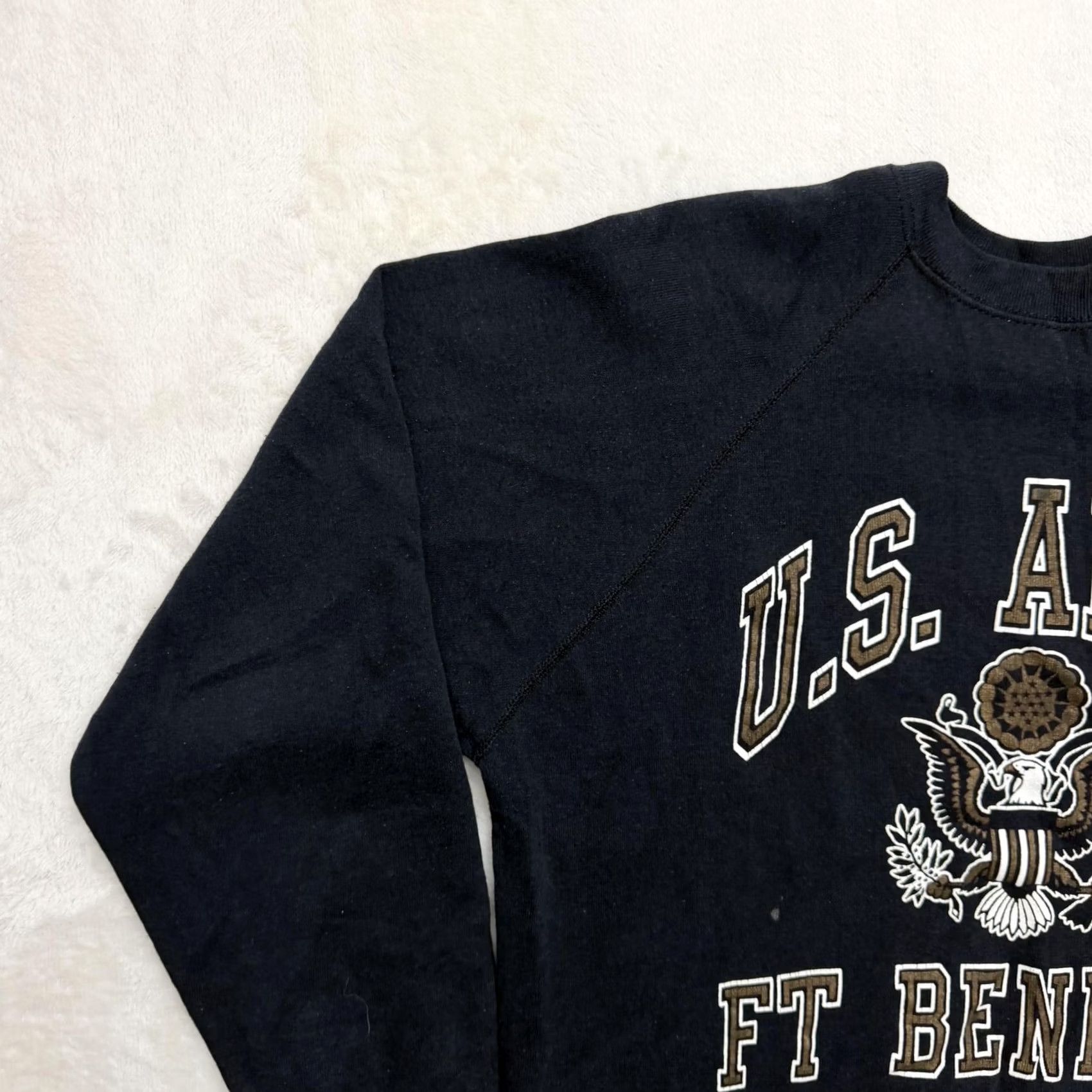 Vintage VINTAGE Artex US Army Ft Benning Sweatshirt Mens Large Blue Crewneck Fleece Size US L / EU 52-54 / 3 - 6 Thumbnail
