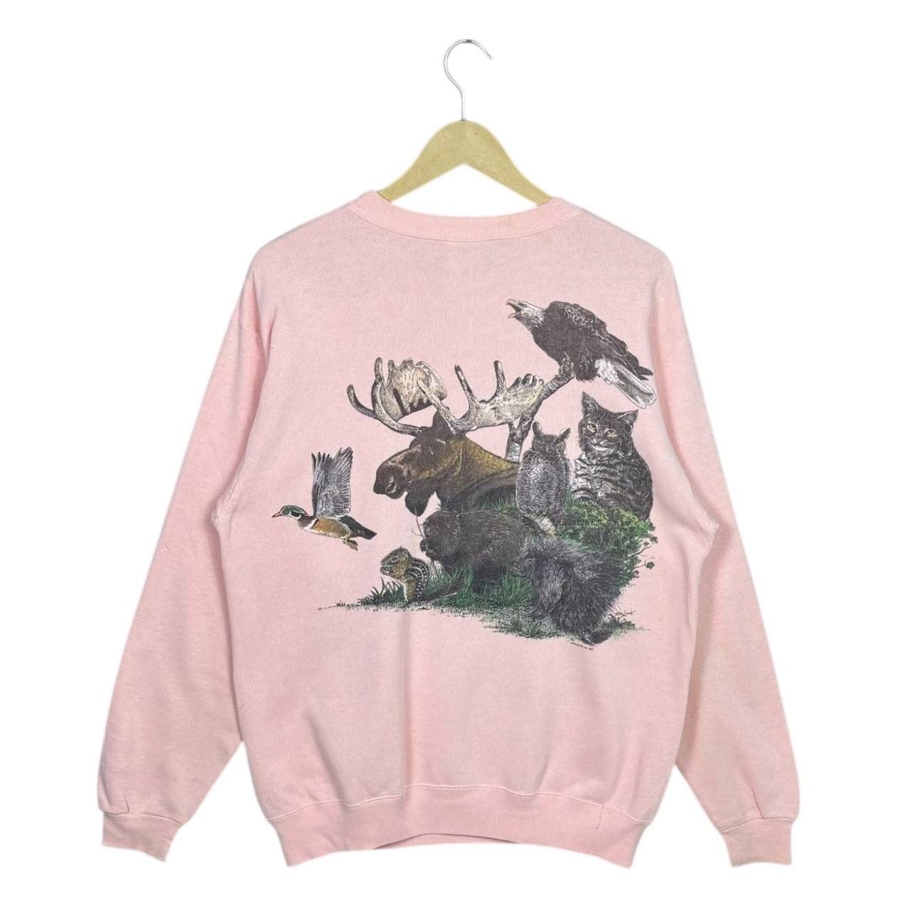 Habitat VTG 1989 Harlequin NG Wildlife Habitat Sweatshirt Hanes USA Size US L / EU 52-54 / 3 - 2 Thumbnail
