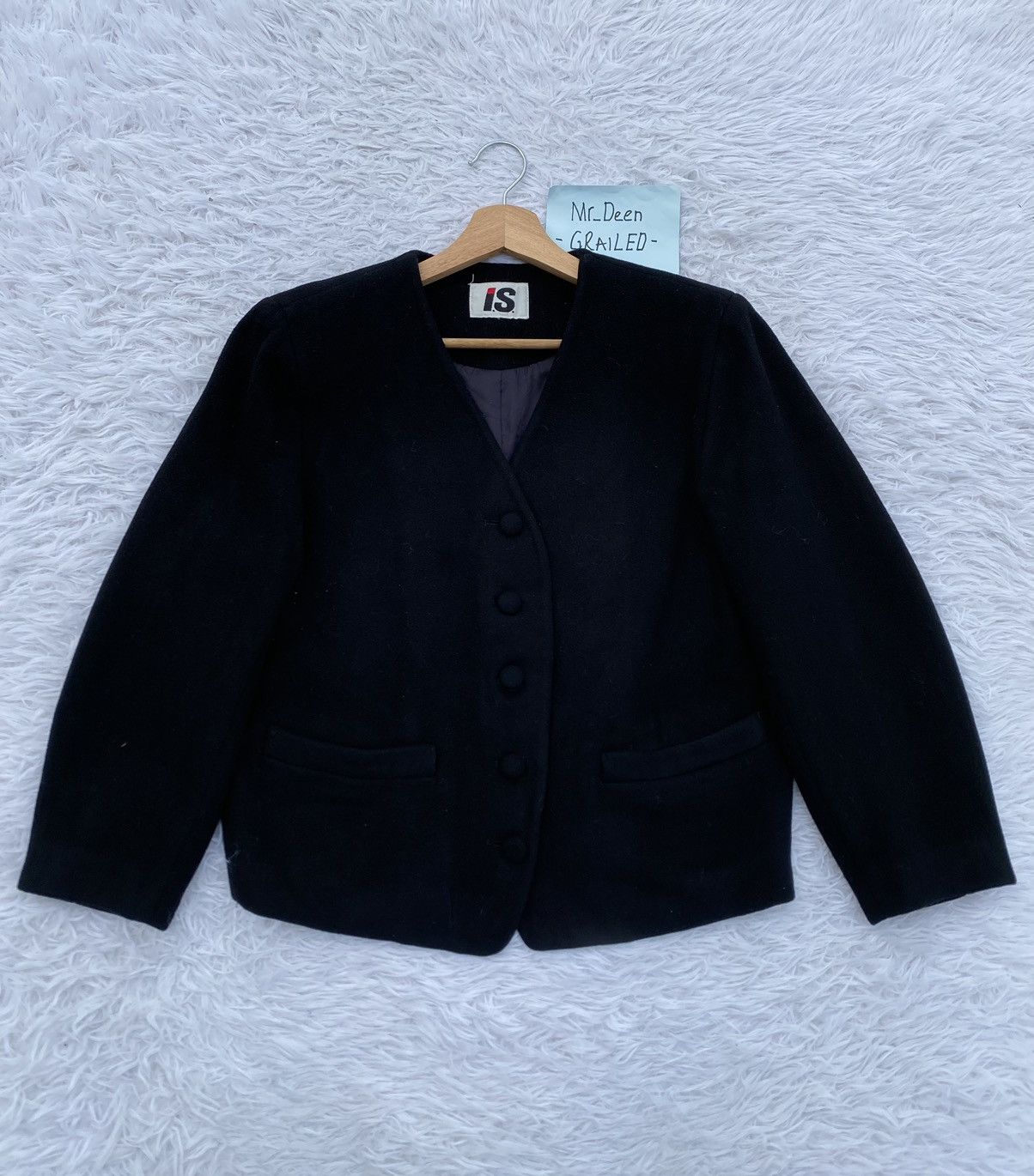Issey Miyake Rare Vintage 80s Issey Miyake Wool Bazer /Jacket Size US M / EU 48-50 / 2 - 1 Thumbnail