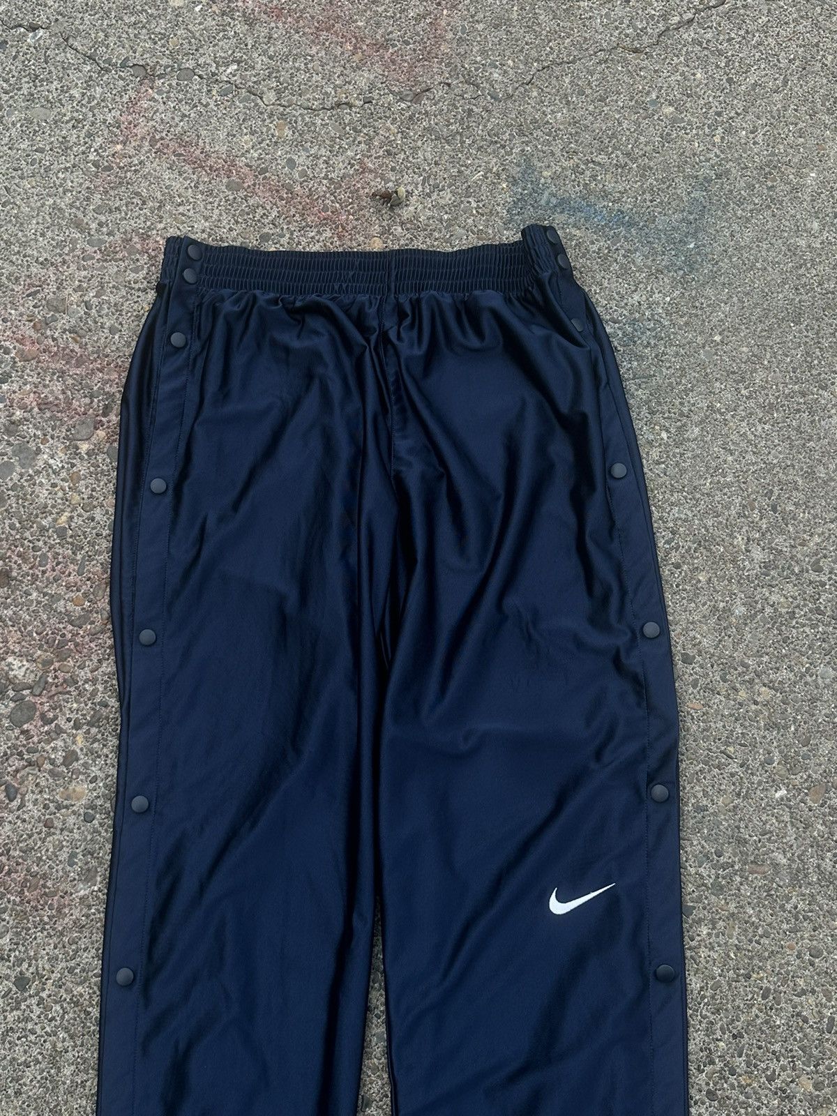 Nike × Vintage Nike Vintage Navy Track Pant Size US 33 - 5 Thumbnail