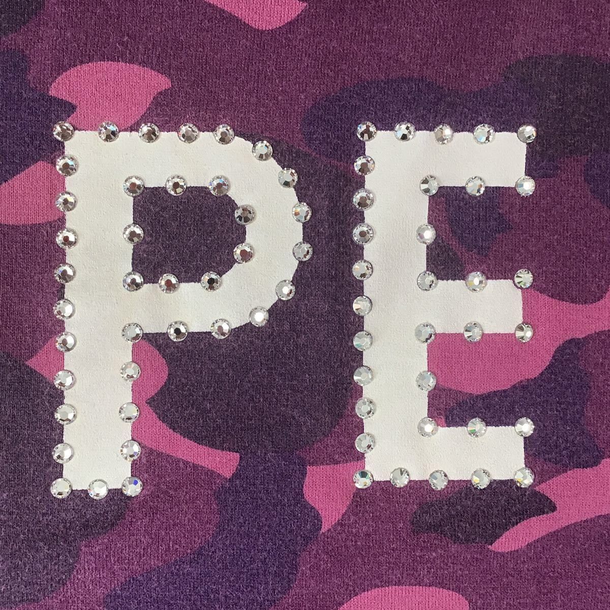 Bape × Nigo × Swarovski Swarovski BAPE logo purple camo long sleeve T-shirt APE NIGO Size US M / EU 48-50 / 2 - 5 Thumbnail