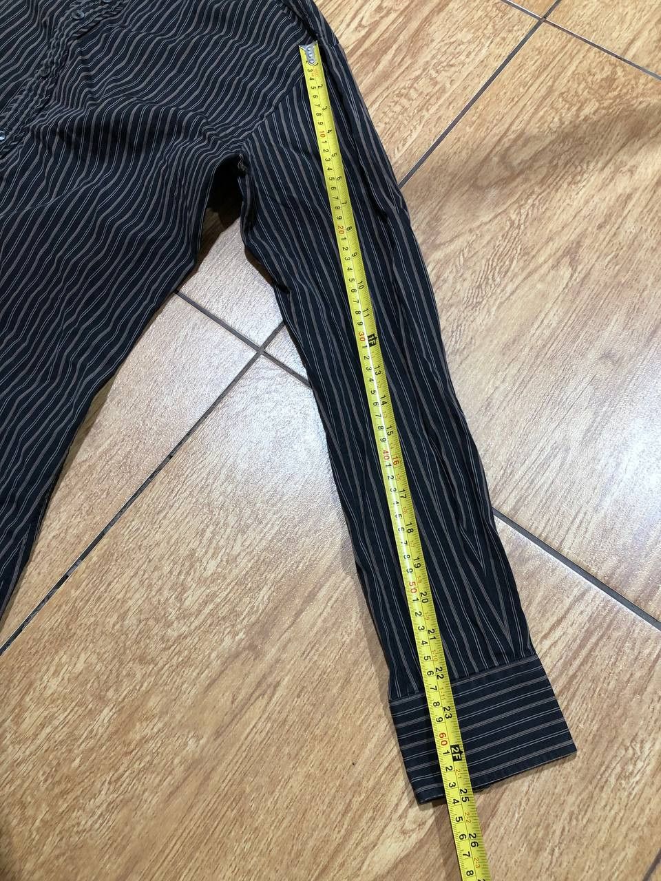 Dolce & Gabbana DOLCE GABBANA Stripe Fit Stretch Long Sleeve Button Up Size US M / EU 48-50 / 2 - 7 Thumbnail