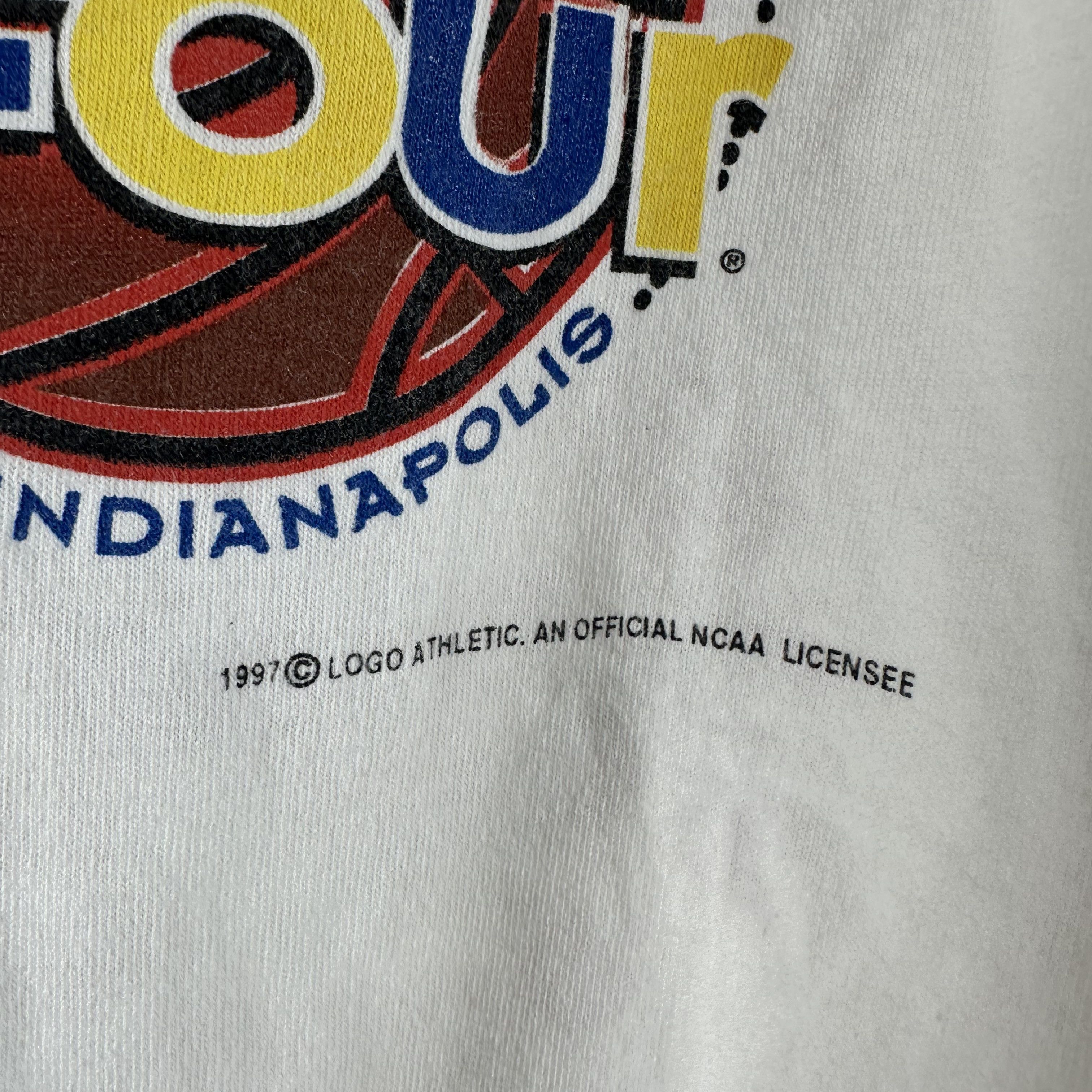 Vintage 1997 NCAA College Basketball Final Four Long Sleeves Tee Size US XL / EU 56 / 4 - 3 Thumbnail