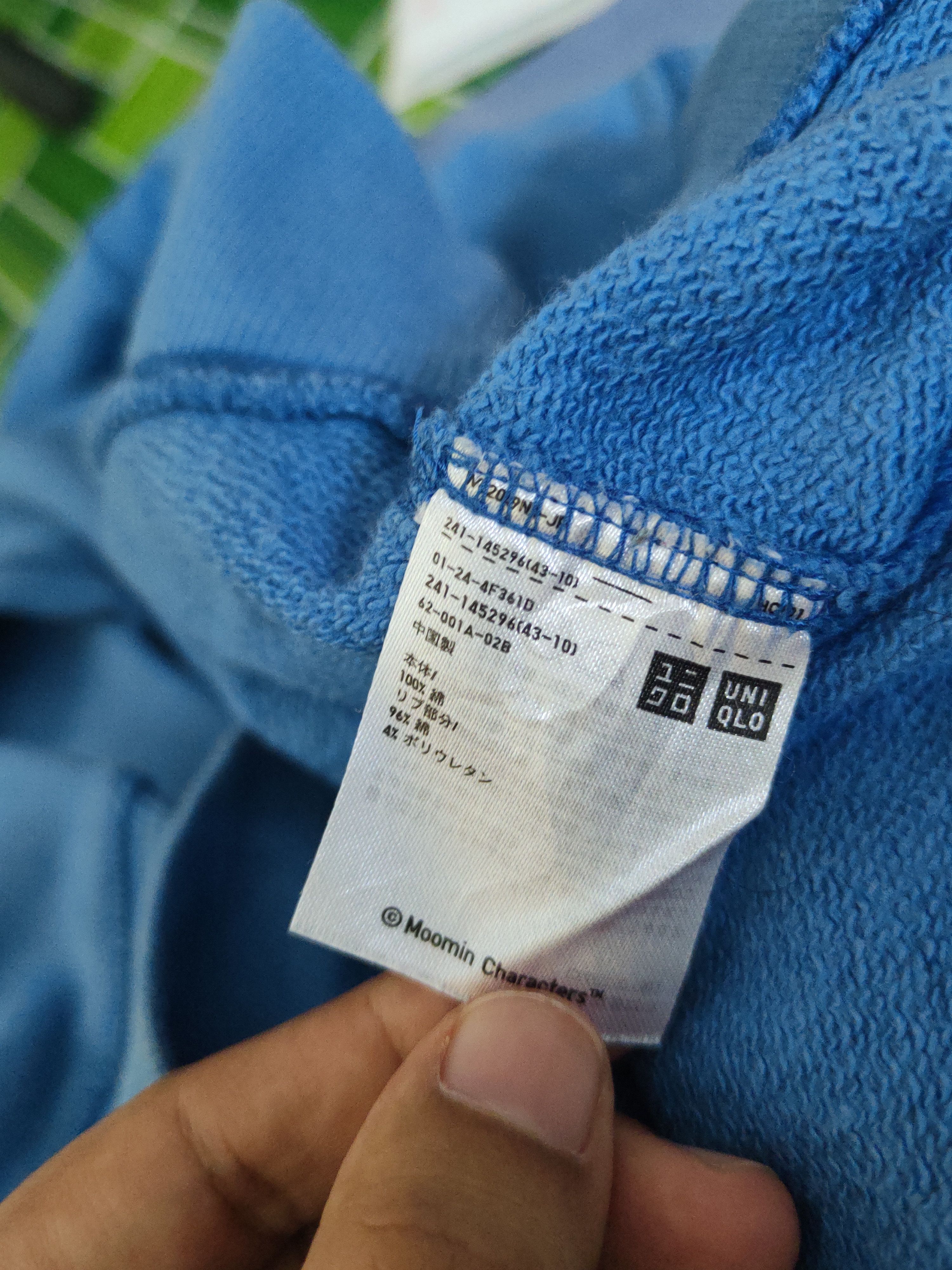 Japanese Brand × Vintage Uniqlo Blue Sweatshirts #W1459 Size M / US 6-8 / IT 42-44 - 12 Thumbnail