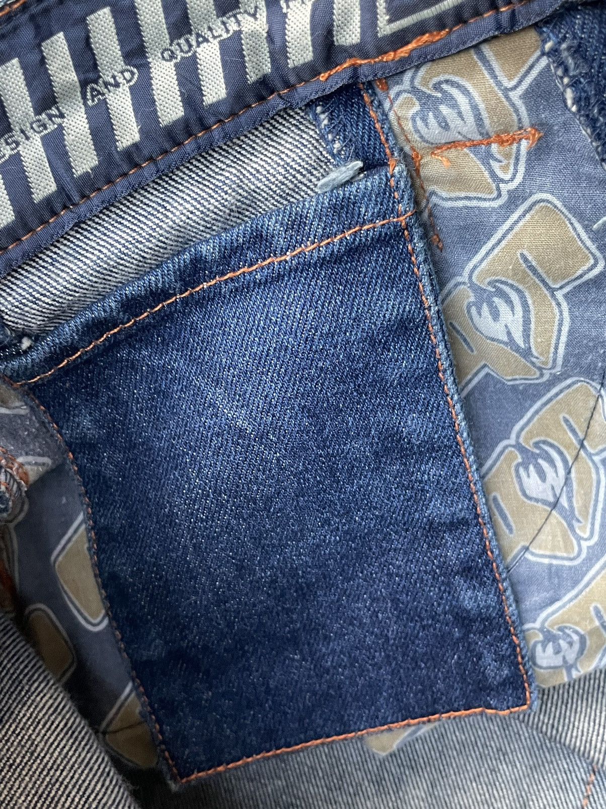 JNCO Johnny Blaze Baggy Denim Size US 30 / EU 46 - 14 Thumbnail