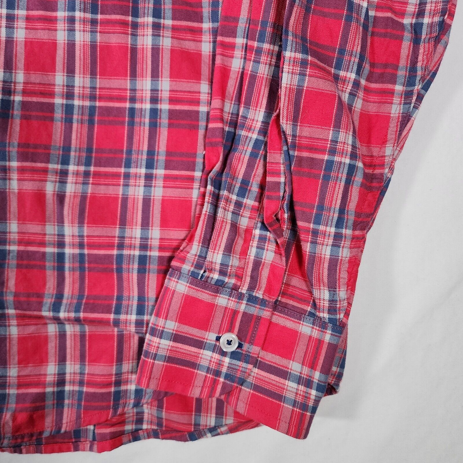 UNTUCKit UNTUCKit Shirt Blue/Red Plaid Mens 2XL XXL 100% Cotton EUC Size US XXL / EU 58 / 5 - 4 Thumbnail