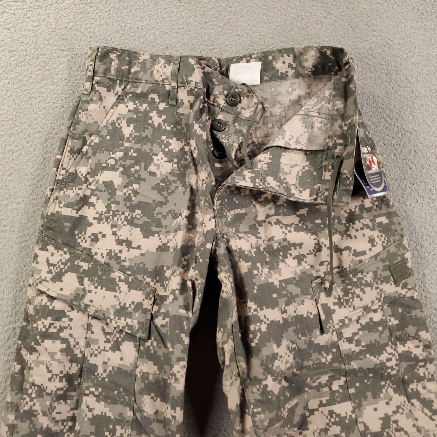 American Apparel VINTAGE New Camo Pants 31x32 Army Combat Uniform Flame Resistant Small FR Button Fly Size US 29 - 2 Thumbnail