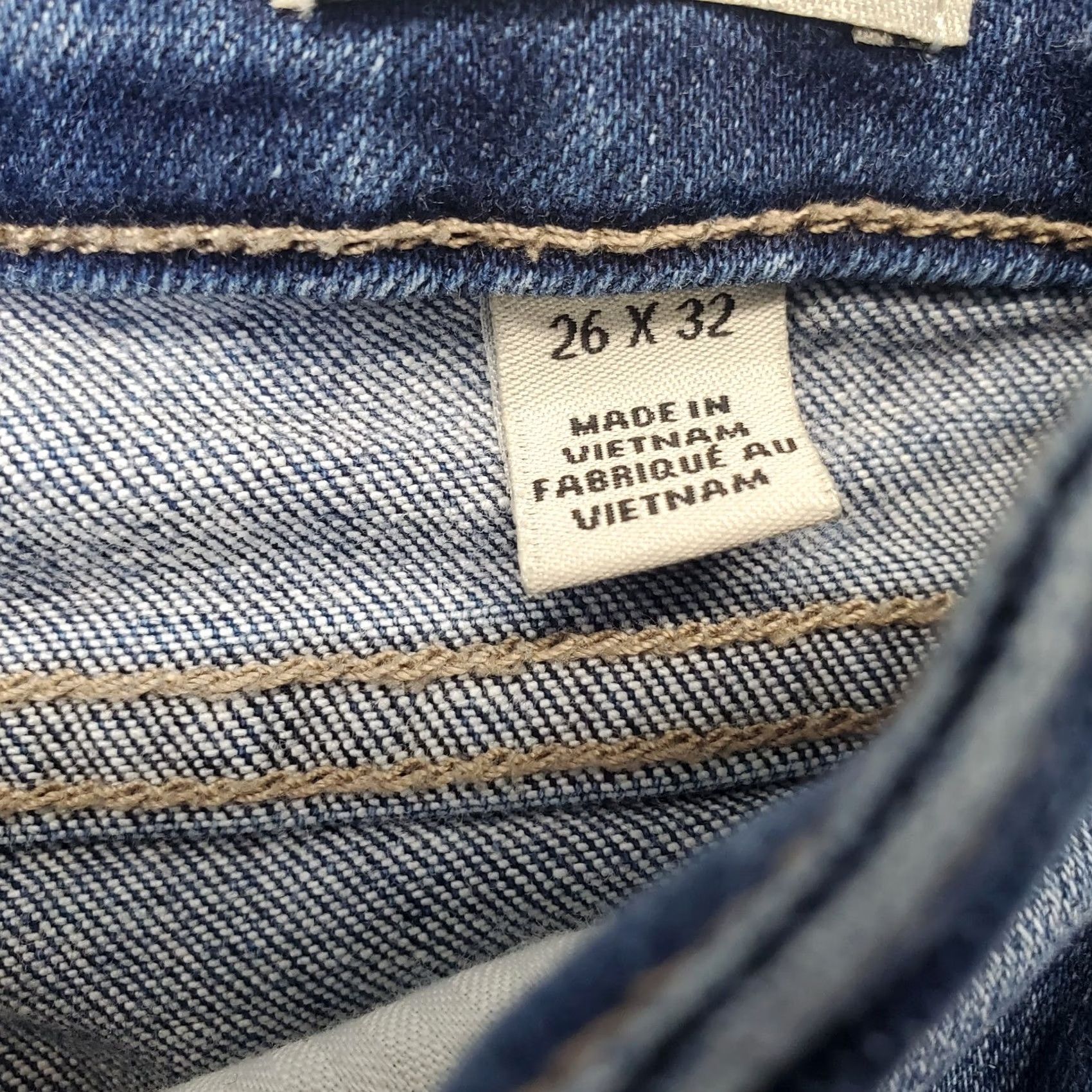 Calvin Klein Calvin Klein Jeans Womens 26x32 Blue Denim Faded Distressed Streetwear Jeans: Womens Size 26 Size 26" / US 2 / IT 38 - 7 Thumbnail