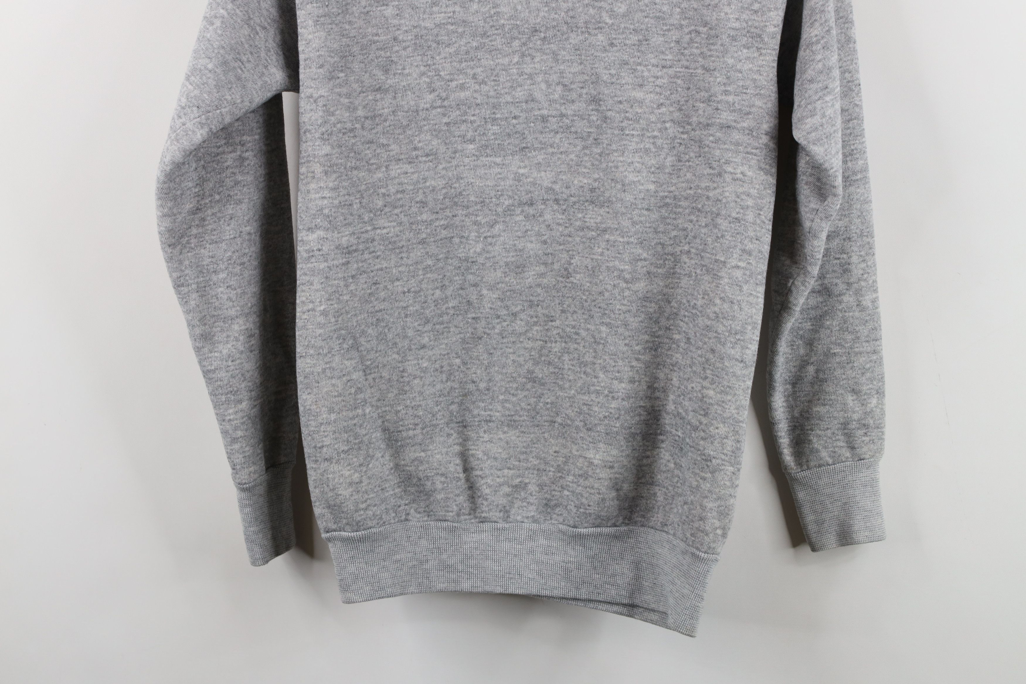 Vintage Vintage 70s Streetwear Triblend Crewneck Sweatshirt Gray USA Size M / US 6-8 / IT 42-44 - 12 Thumbnail