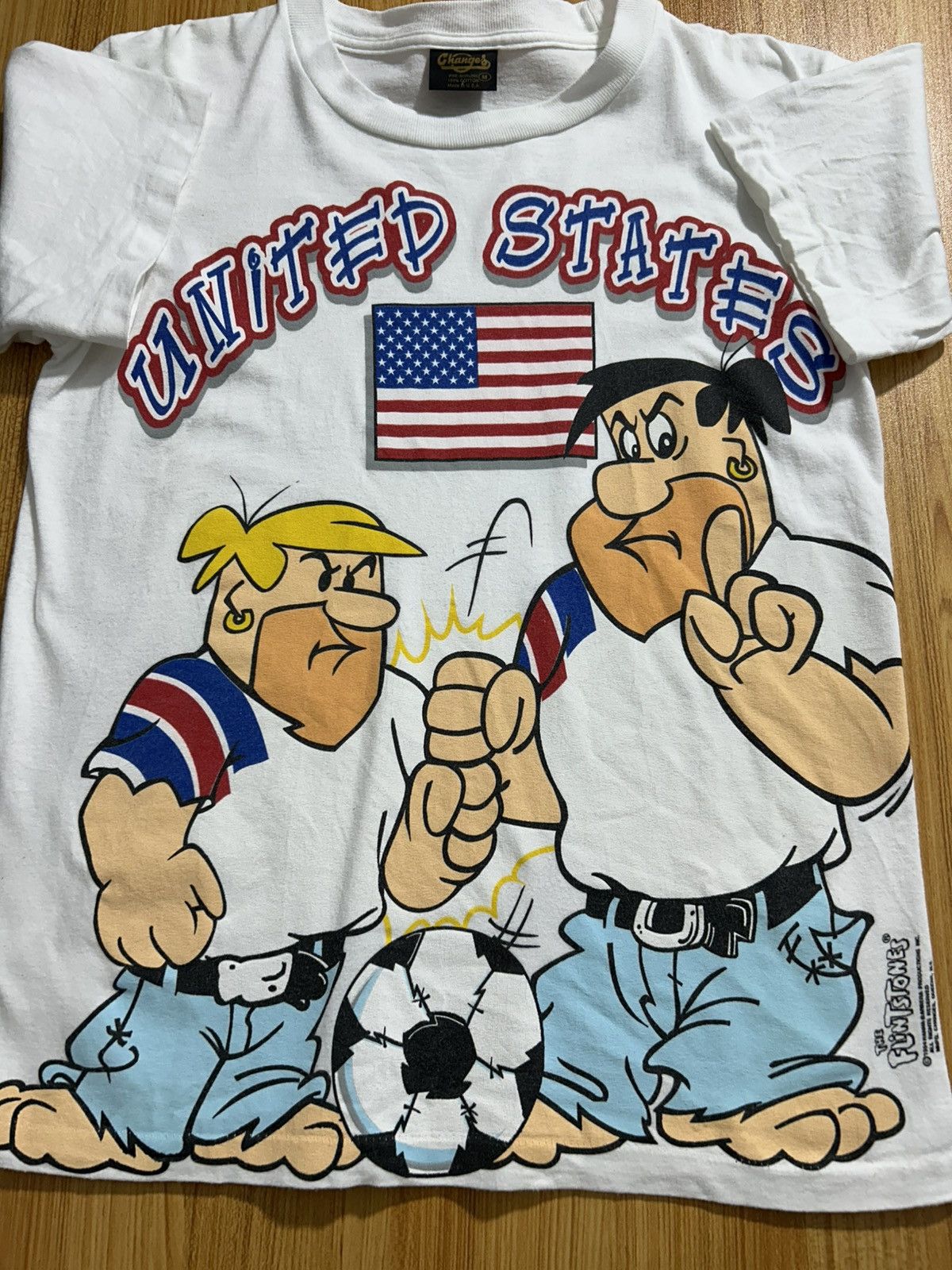 Other 1993 The Flintstones USA Soccer Team Size US M / EU 48-50 / 2 - 3 Thumbnail