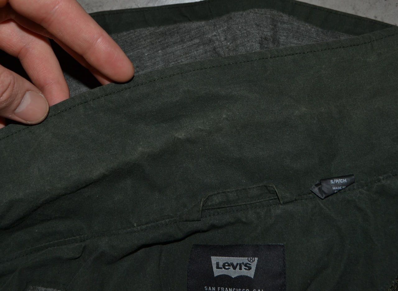 Levi's Levi's x Halley Stevensons Waxed Cotton Mens Jacket Size S Size US S / EU 44-46 / 1 - 15 Thumbnail