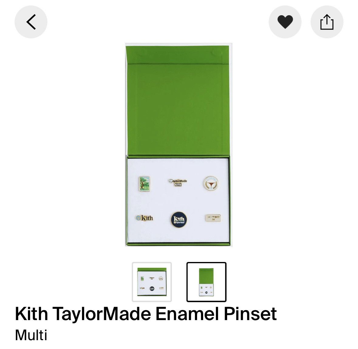 Kith × TaylorMade Kith Taylormade enamel badge Size ONE SIZE - 4 Thumbnail