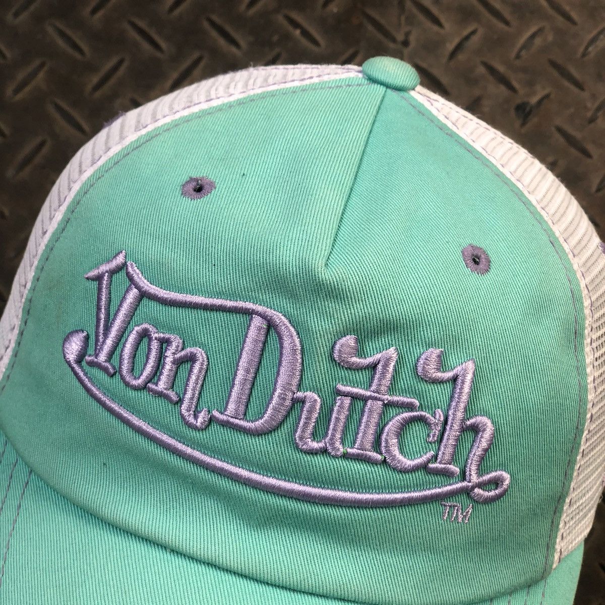 Vintage 🚫 SOLD 🚫 Vintage Von Dutch Distressed Trucker Hat Size ONE SIZE - 4 Thumbnail