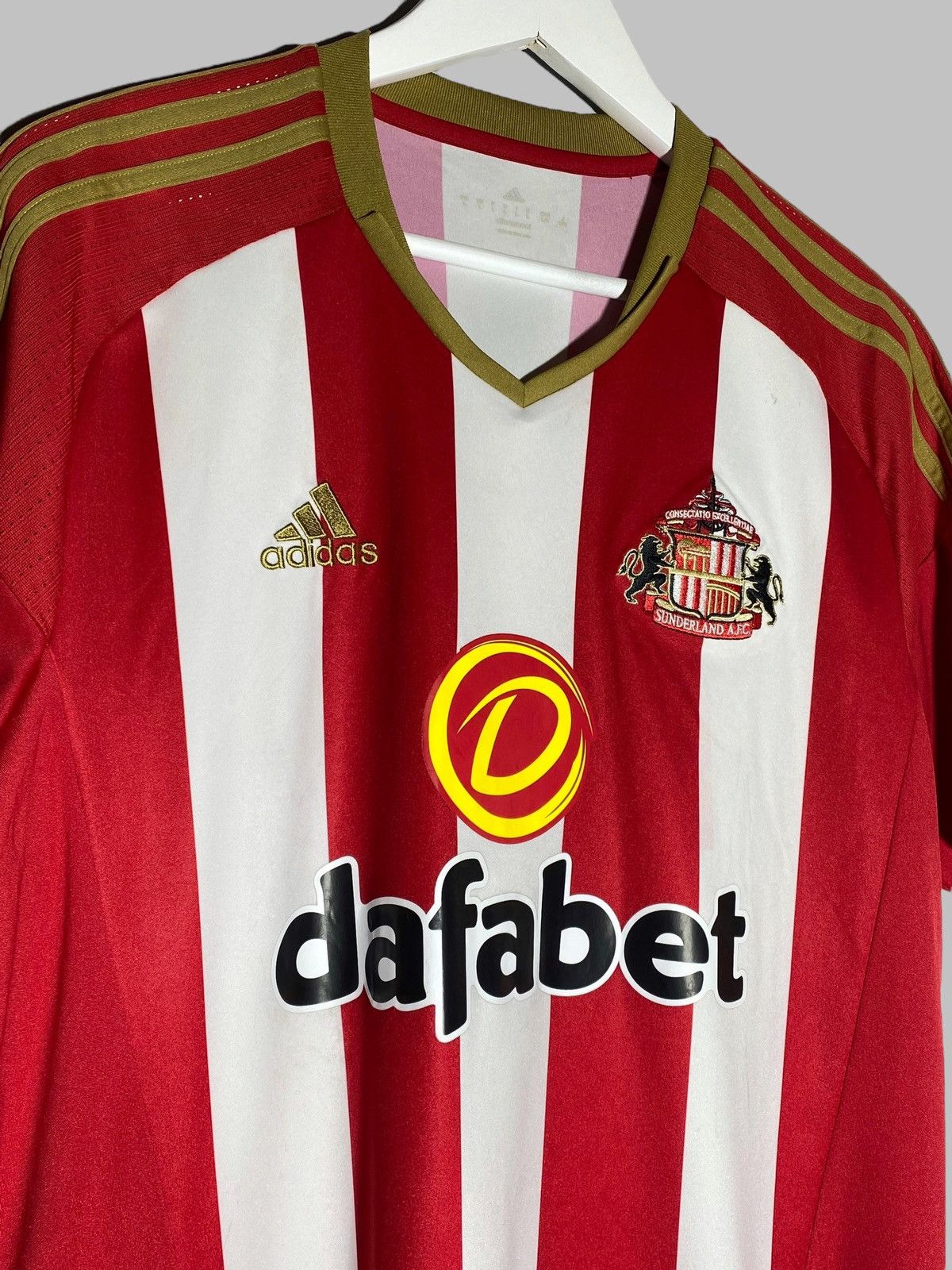 Adidas Adidas Sunderland AFC Stripped Football Shirt Blokecore Y2k Size US L / EU 52-54 / 3 - 3 Thumbnail
