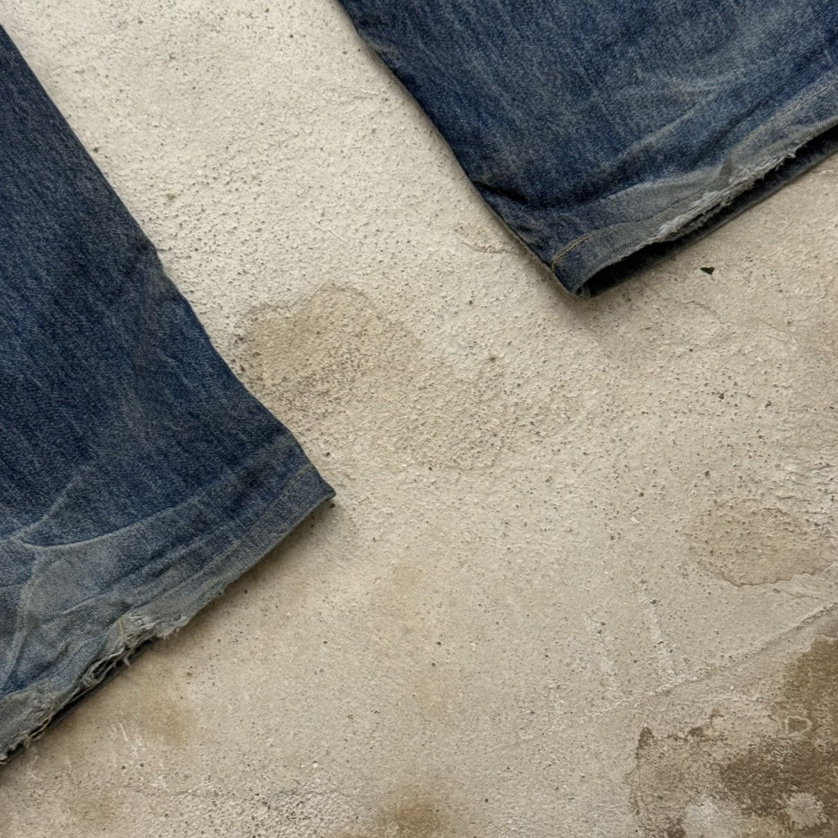 Levi's Levis 505 Cool Distressed Repaired Stretch Denim Pants Size US 36 / EU 52 - 12 Thumbnail
