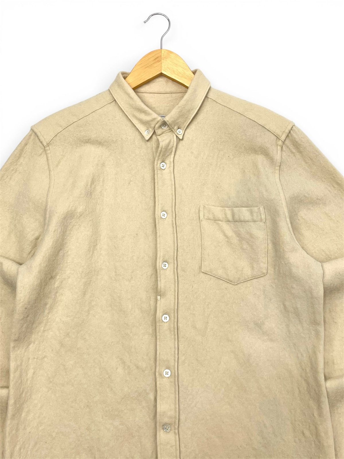 AMI Ami Paris Cotton & Virgin Wool Shirt – Size 42 Size US M / EU 48-50 / 2 - 9 Thumbnail