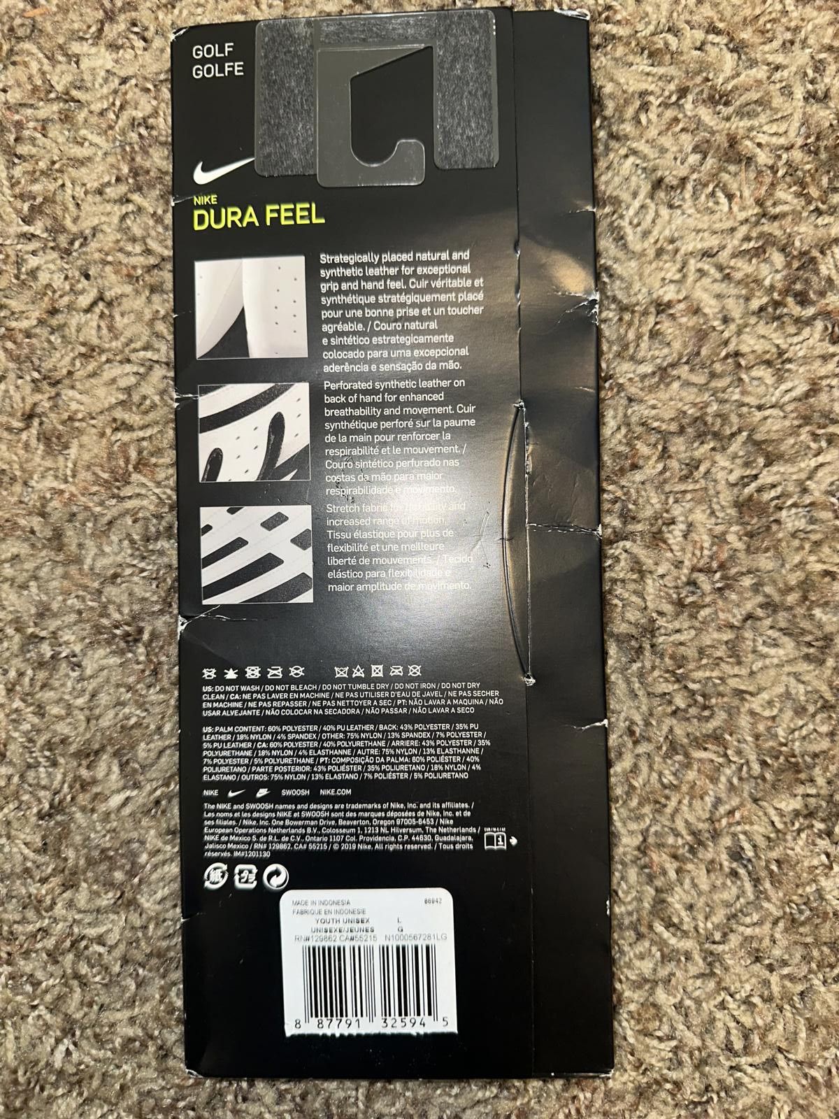 Nike Nike Golf Dura Feel Single Glove Junior Right Size ONE SIZE - 4 Thumbnail