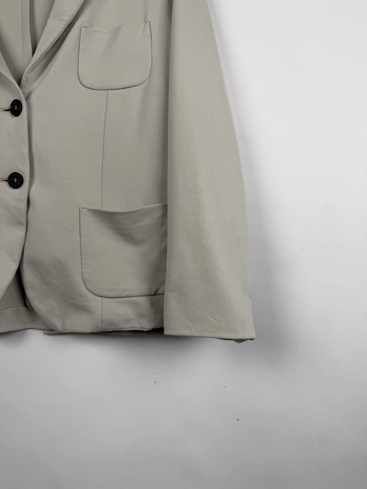 NEWYORKINDUSTRIE New York Industries Cream Two Button Blazer Italy Size 48 Size XL / US 12-14 / IT 48-50 - 5 Thumbnail