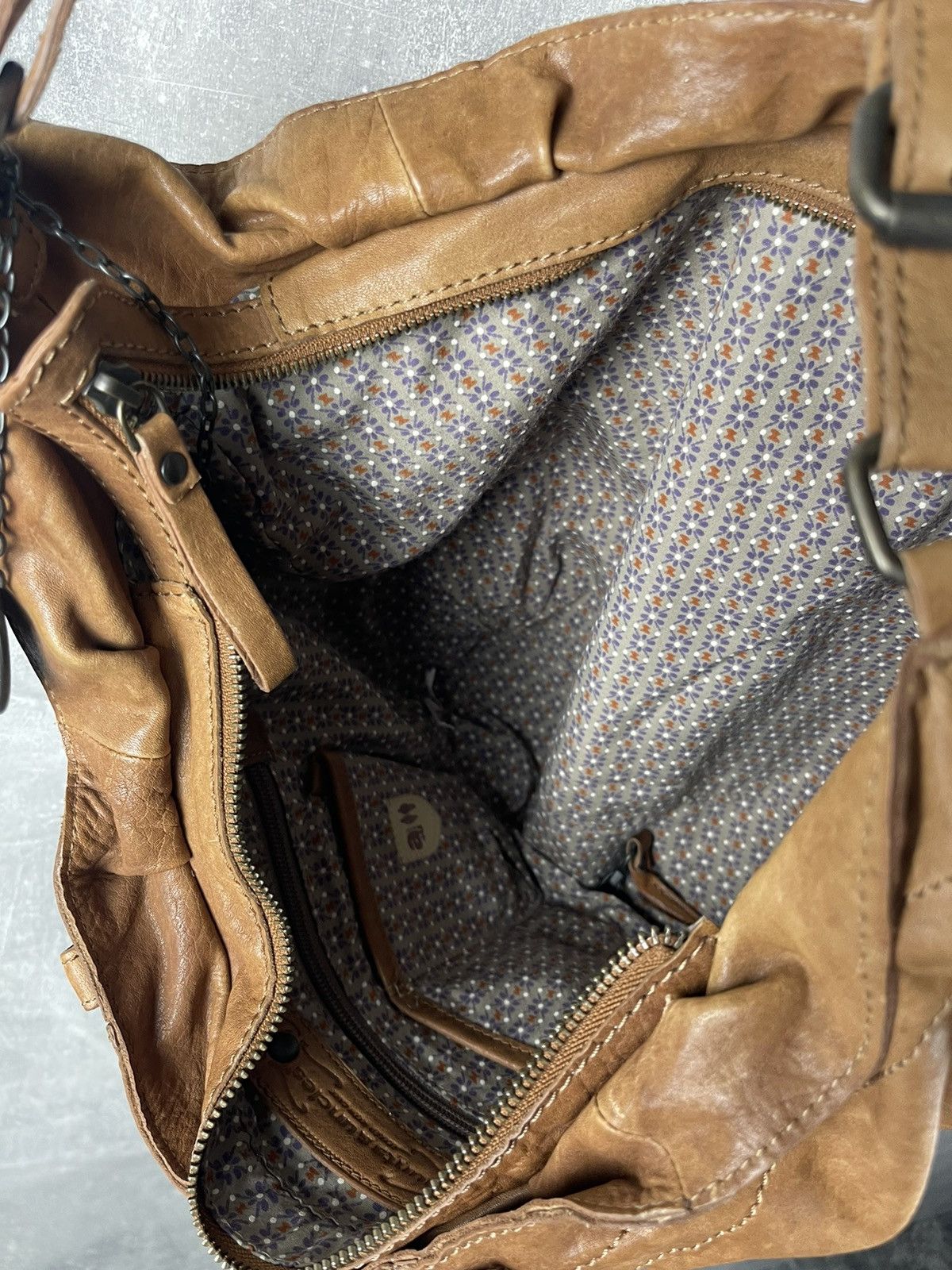 Genuine Leather Aunts Uncles Brown Leather Hobo Shoulder Vintage Slouchy Bag Size ONE SIZE - 13 Thumbnail