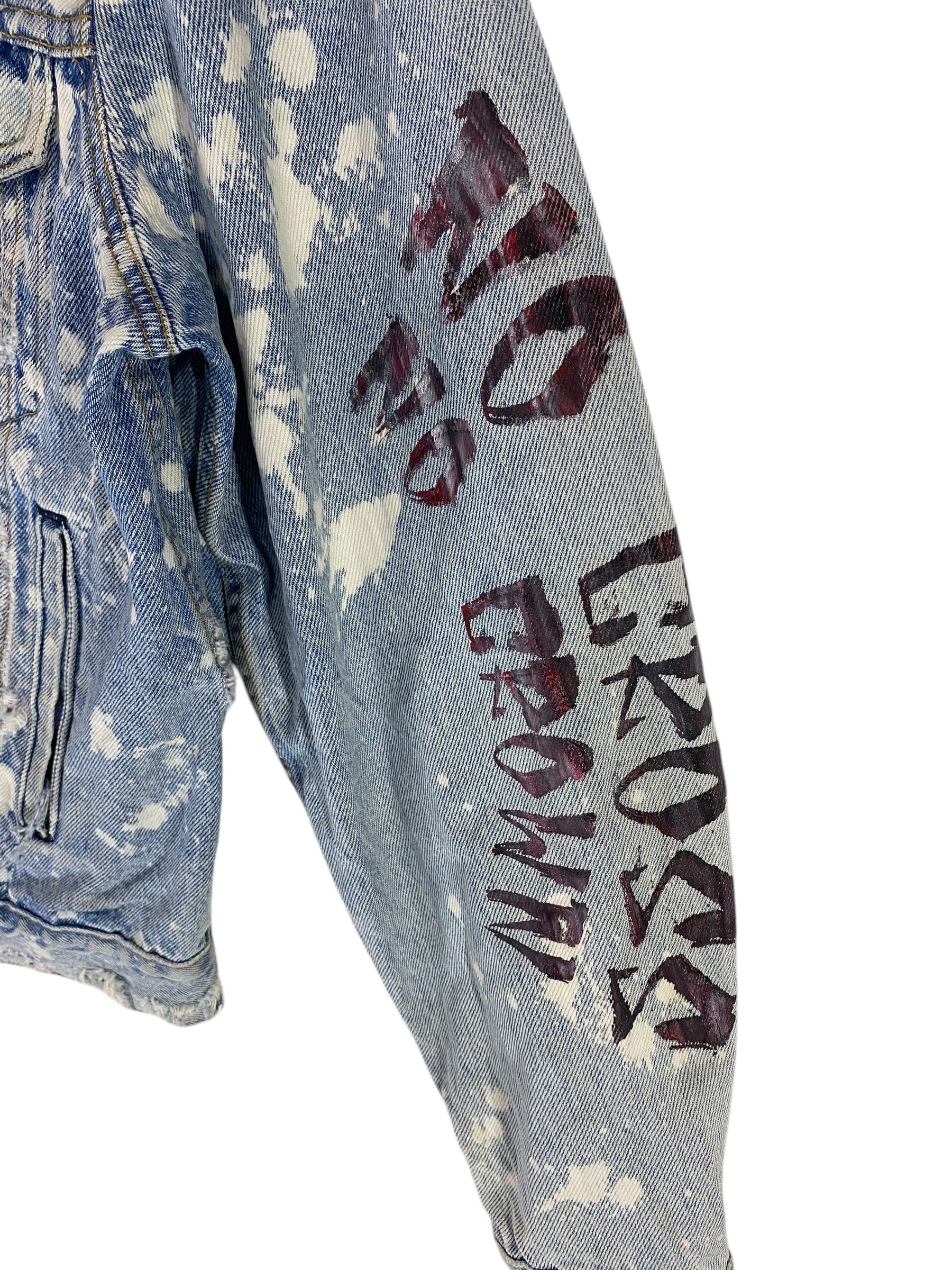 Designer CTLS very special only one rework vintage levis jacket Size US M / EU 48-50 / 2 - 8 Thumbnail