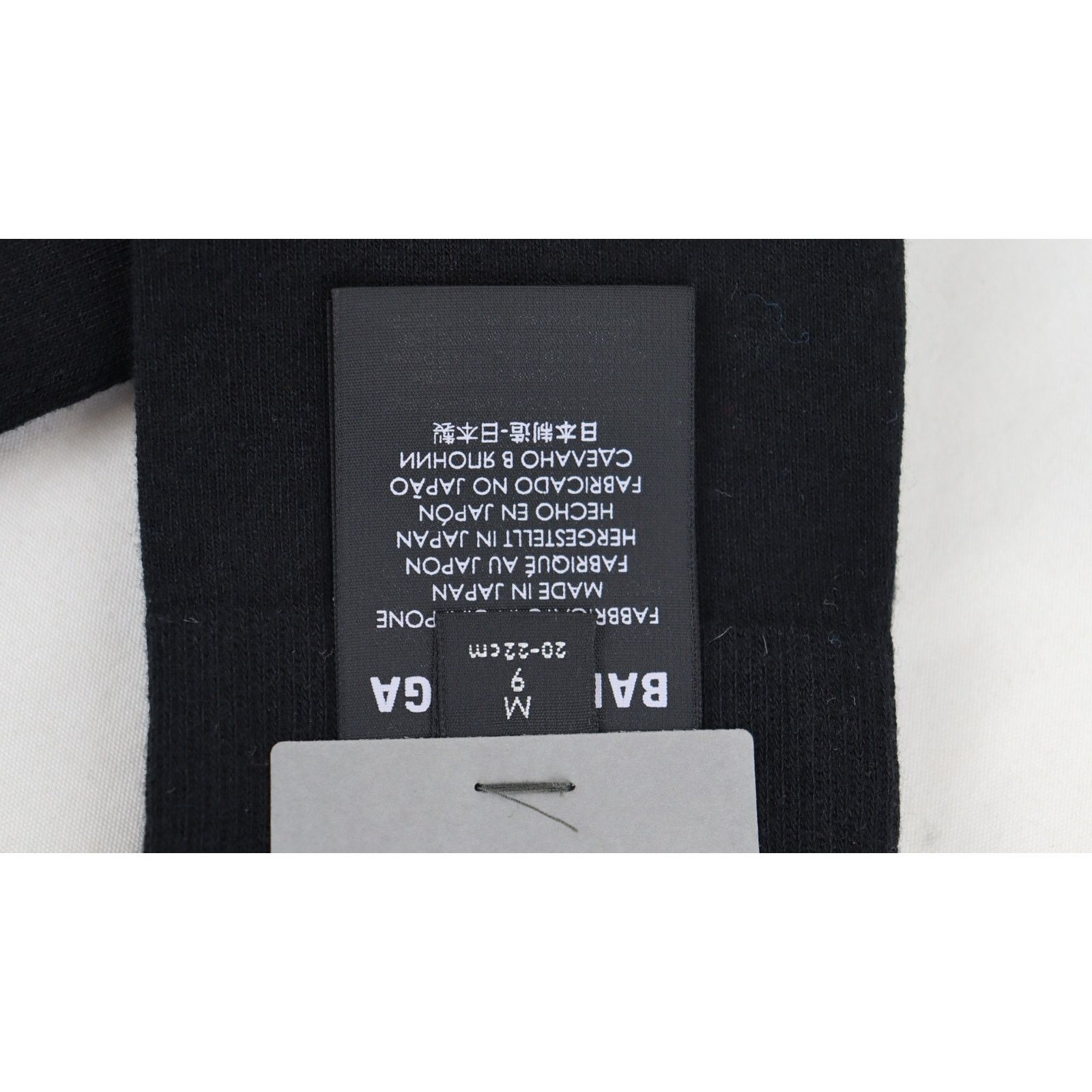 Balenciaga o1rshd1 Q:2 / Size: Medium / Fingers Socks in Black Size ONE SIZE - 4 Thumbnail