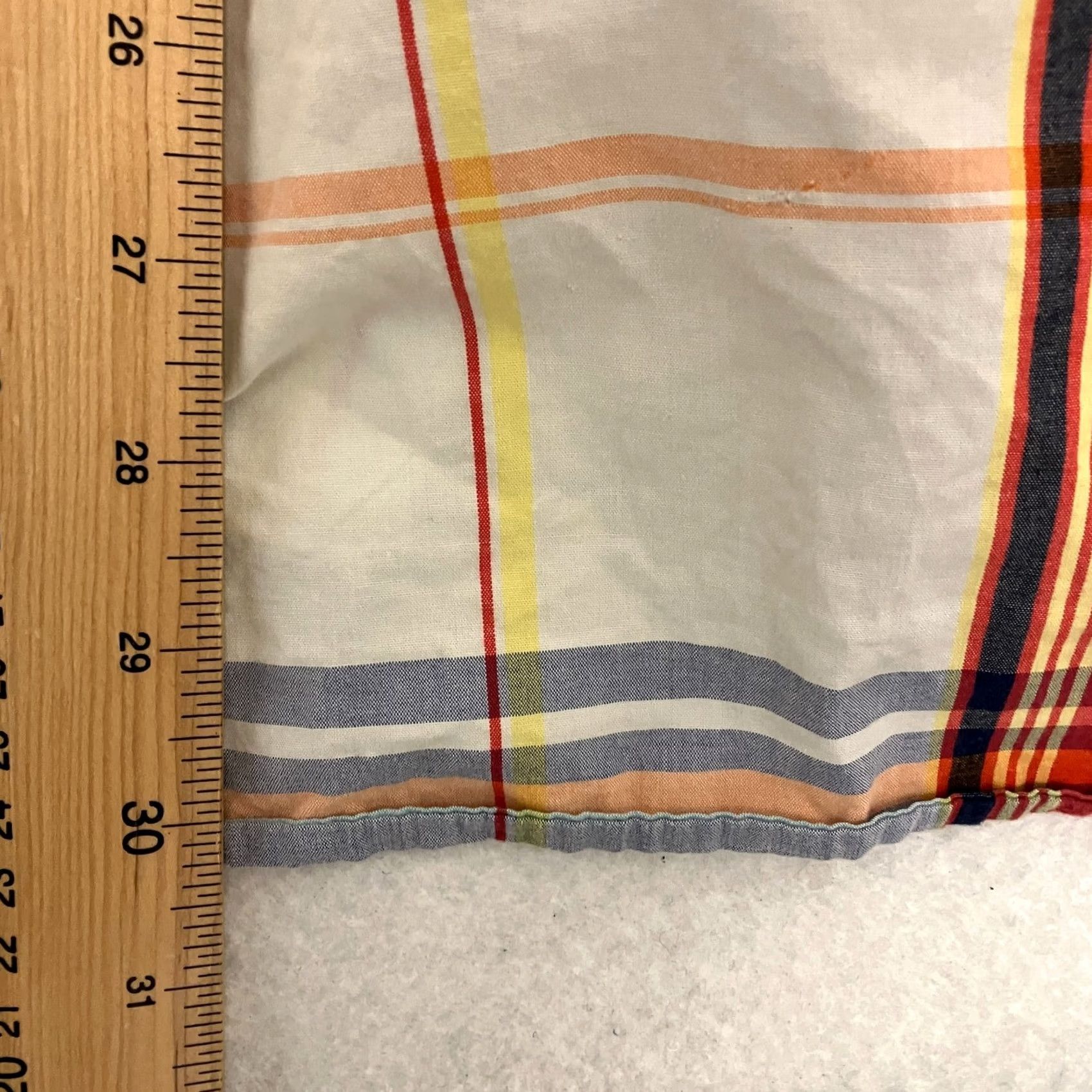 Nautica Nautica Shirt Mens Large Check Multicolour Button Down Short Sleeve Cotton Size US L / EU 52-54 / 3 - 8 Thumbnail